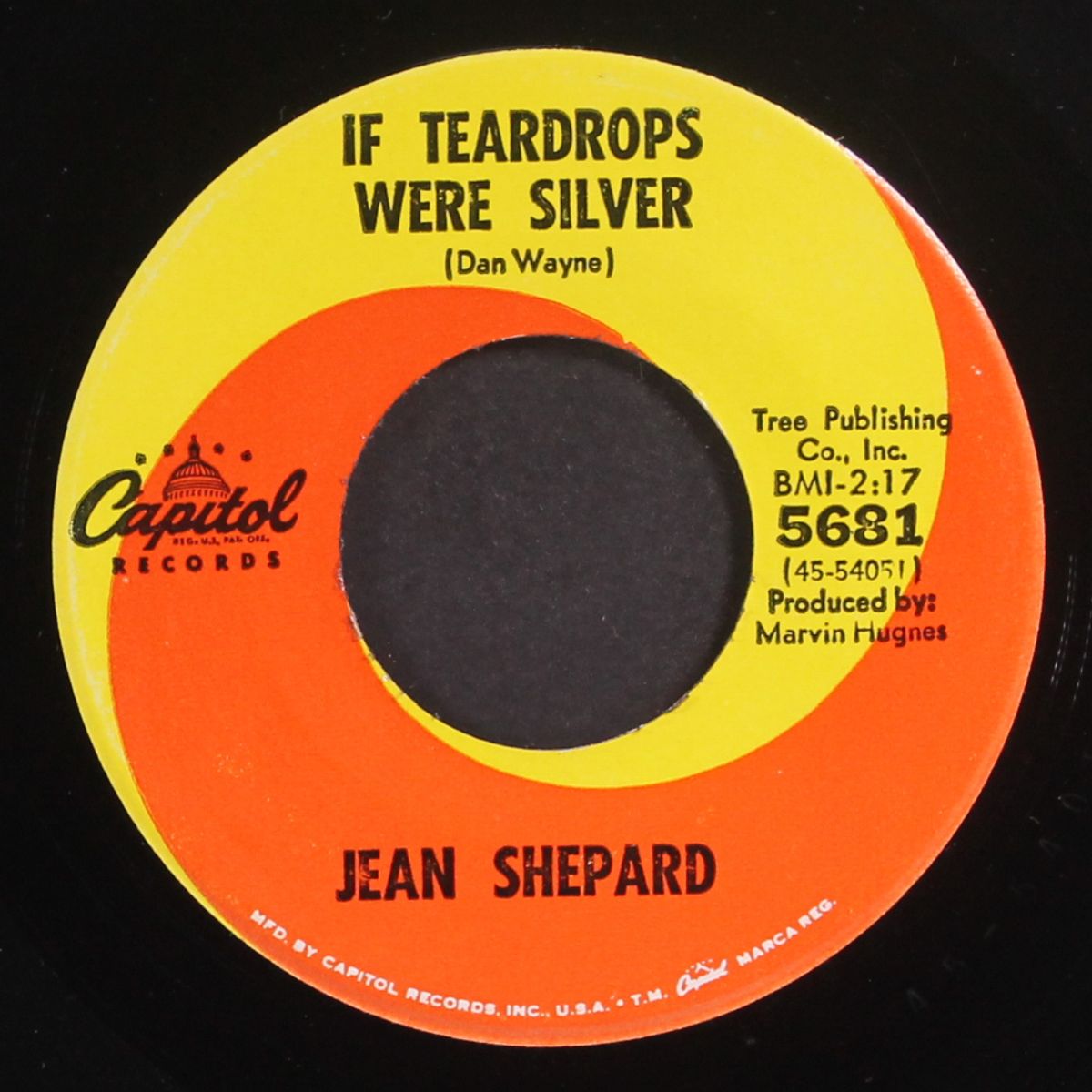 if teardrops were silver / outstanding in your field by JEAN SHEPARD
