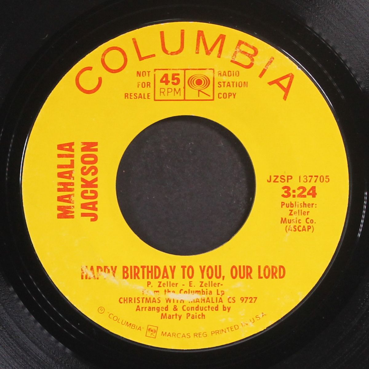 happy birthday to you, our lord / silver bells by MAHALIA JACKSON