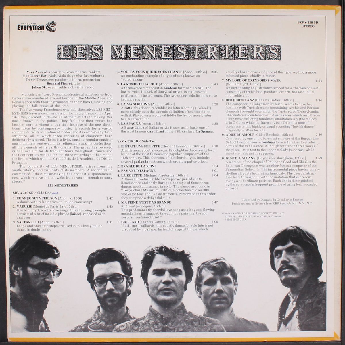 les menestriers by LES MENESTRIERS