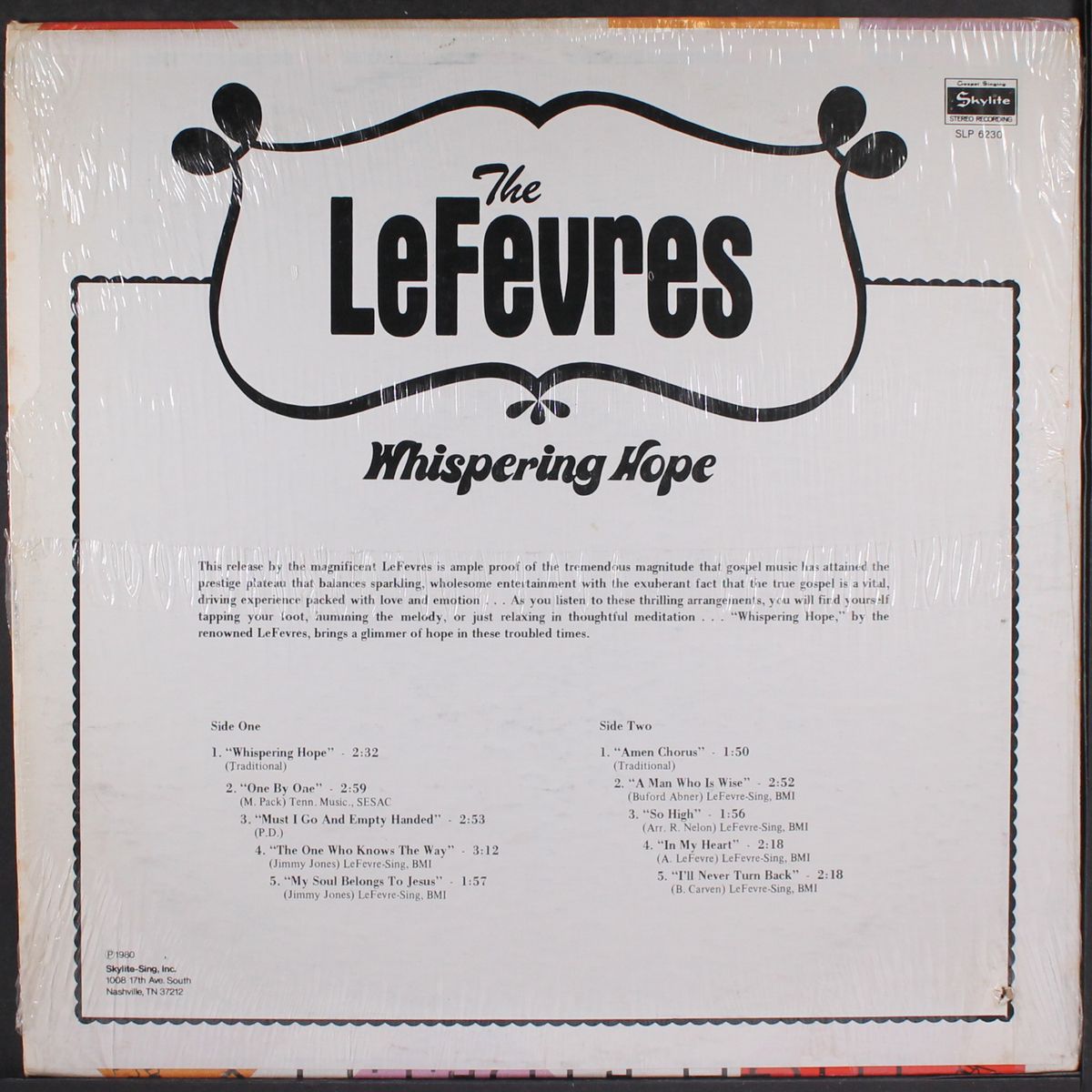 whispering hope by LEFEVRES