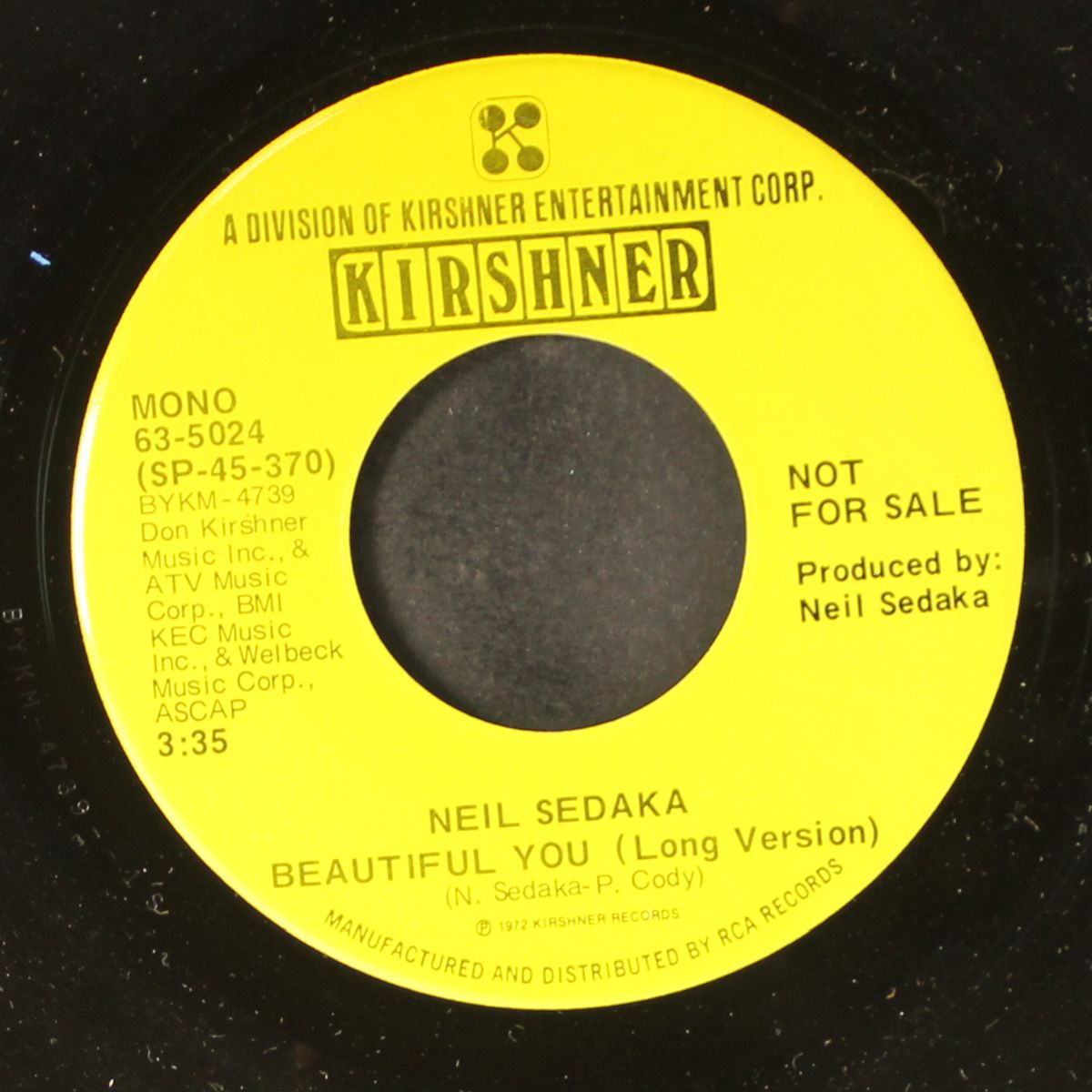 beautiful you by NEIL SEDAKA