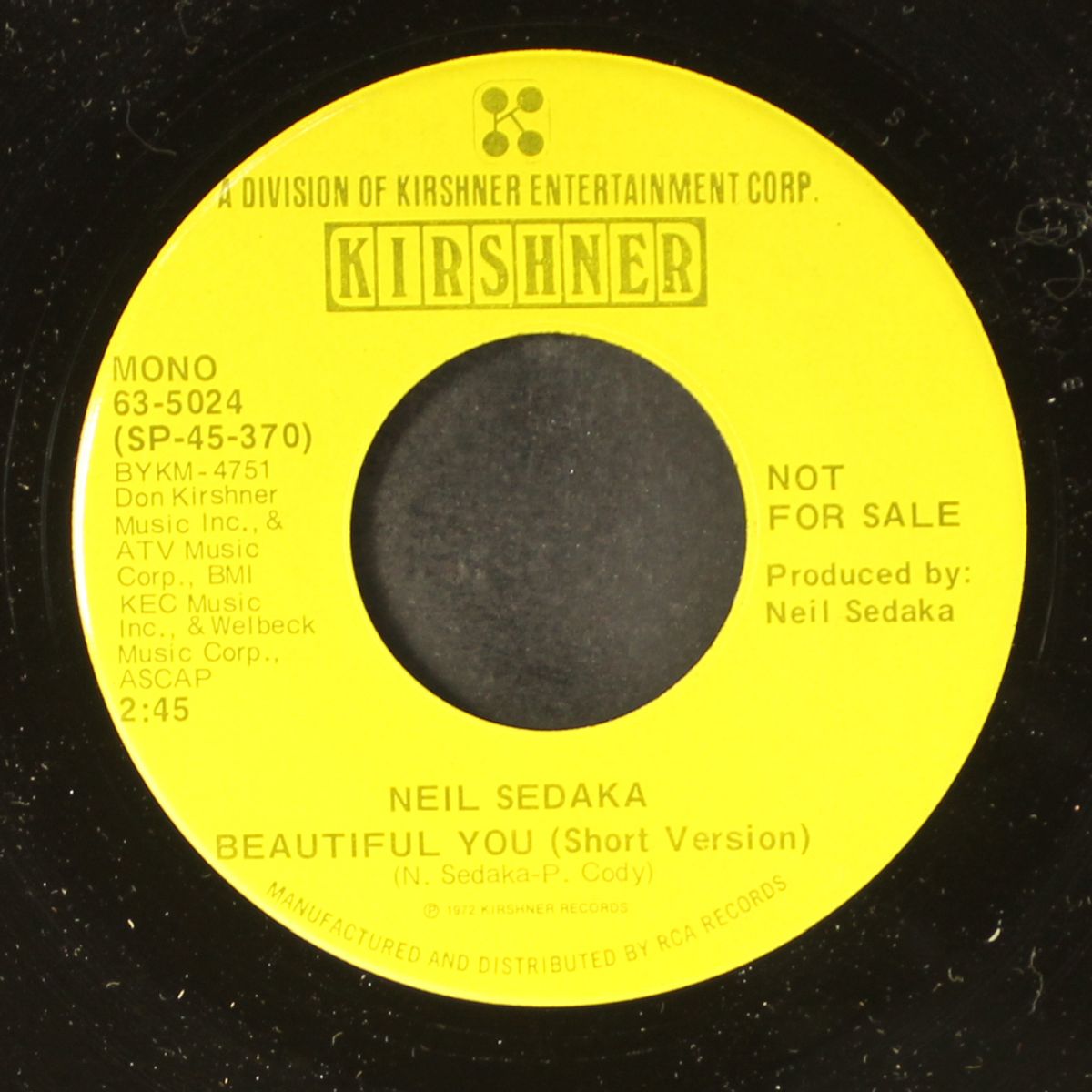 beautiful you by NEIL SEDAKA