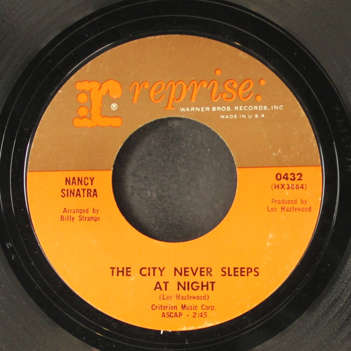 these boots are made for walkin' / the city never sleeps at night by NANCY SINATRA