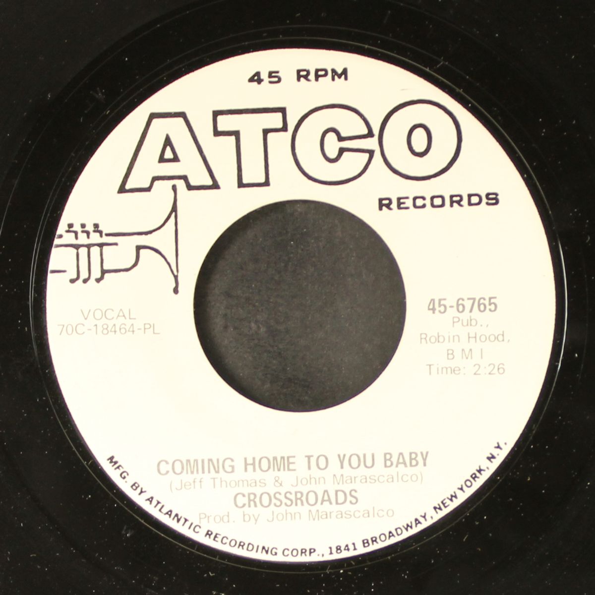 coming home to you baby / here i stand by CROSSROADS