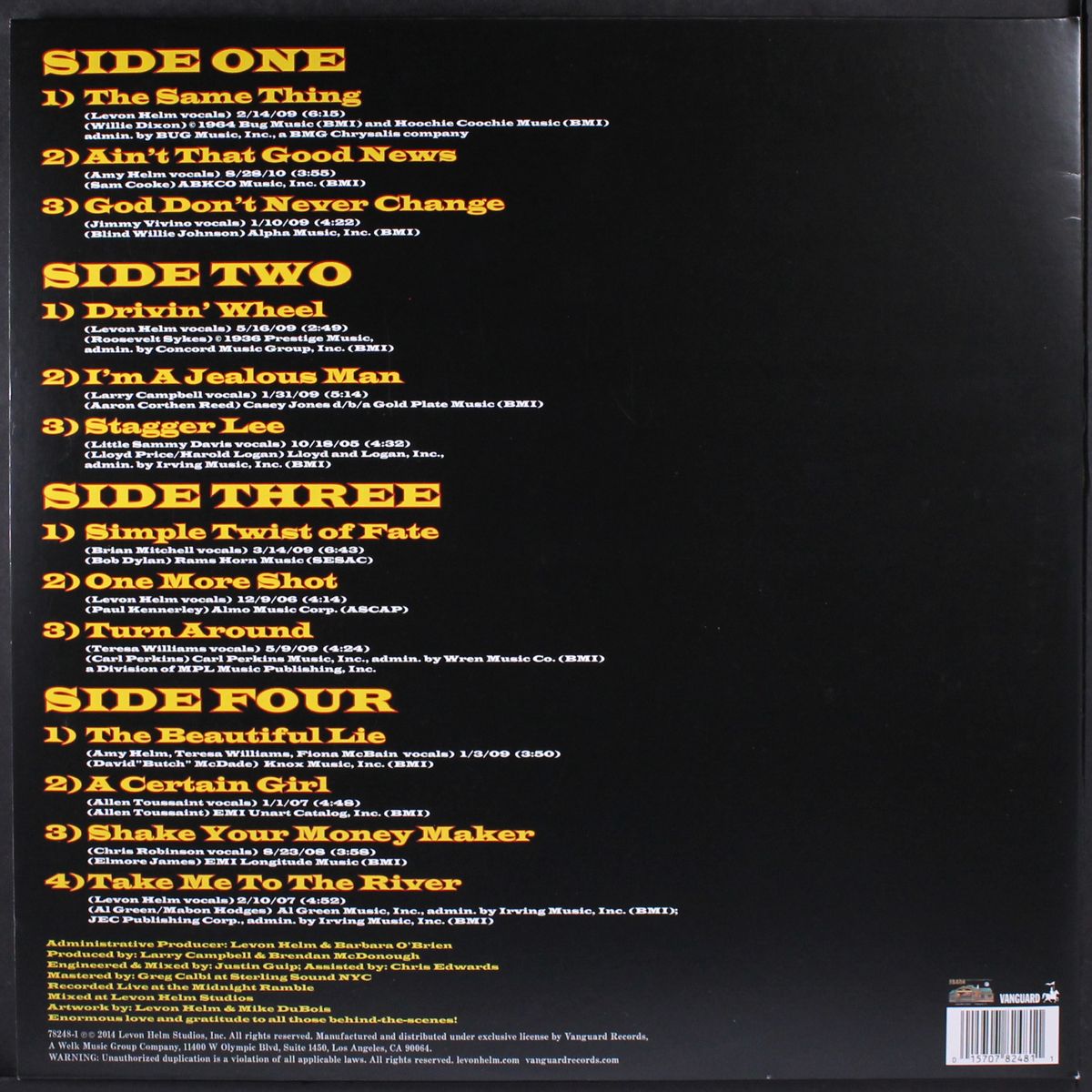 it's showtime: the midnight ramble sessions, vol. 3 by LEVON HELM