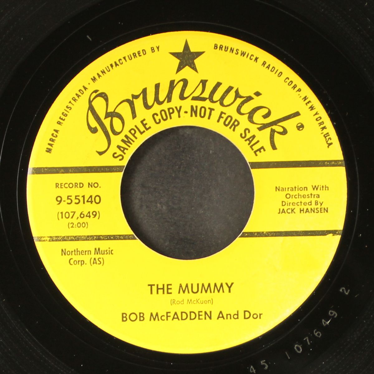 the mummy / the beat generation by BOB MCFADDEN & DOR
