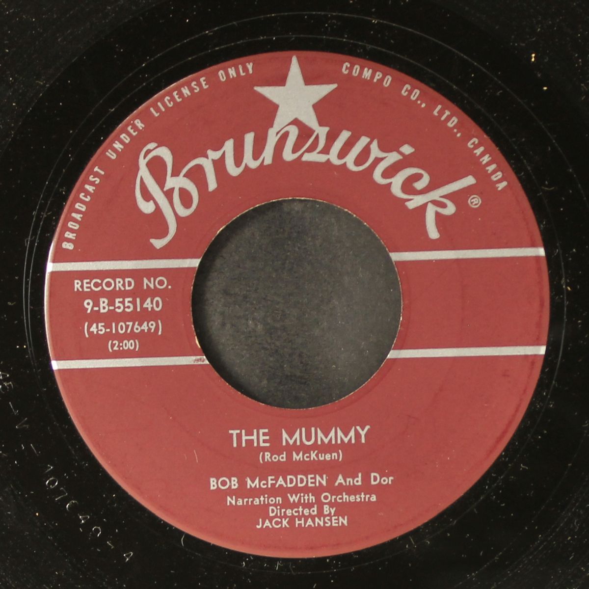 the mummy / the beat generation by BOB MCFADDEN & DOR