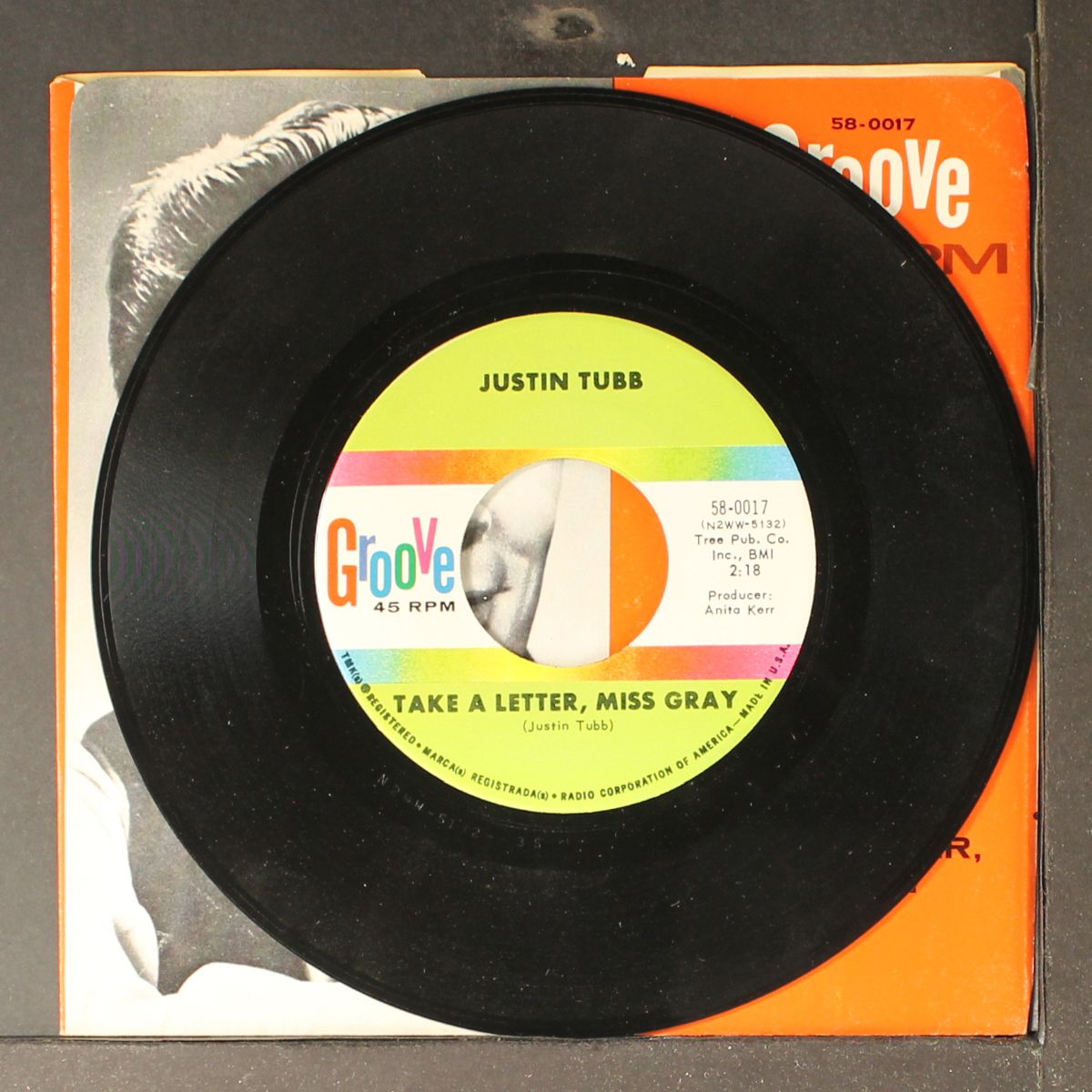 take a letter miss gray / here i sit a-waitin' by JUSTIN TUBB