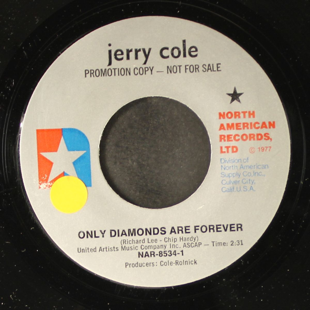 only diamonds are forever / writing the wrong by JERRY COLE