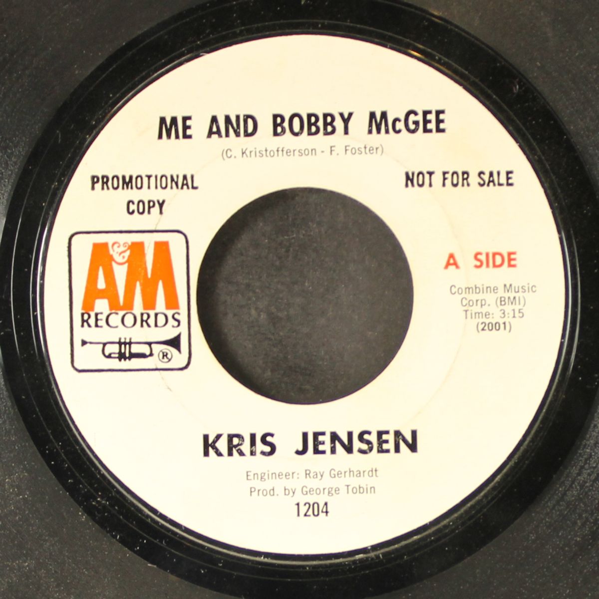 me and bobby mcgee / end end street by KRIS JENSEN
