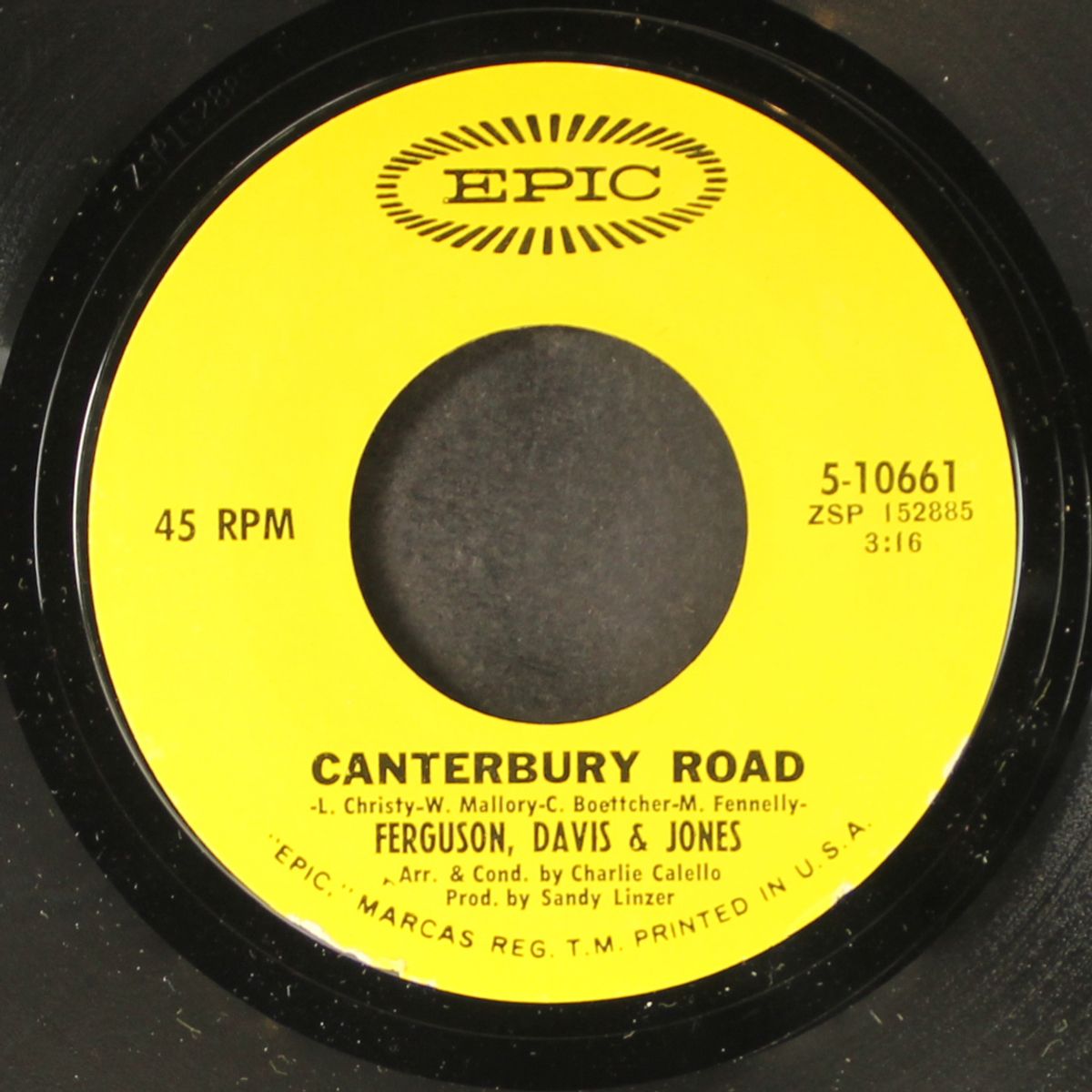 canterbury road / happy and free by FERGUSON, DAVIS & JONES