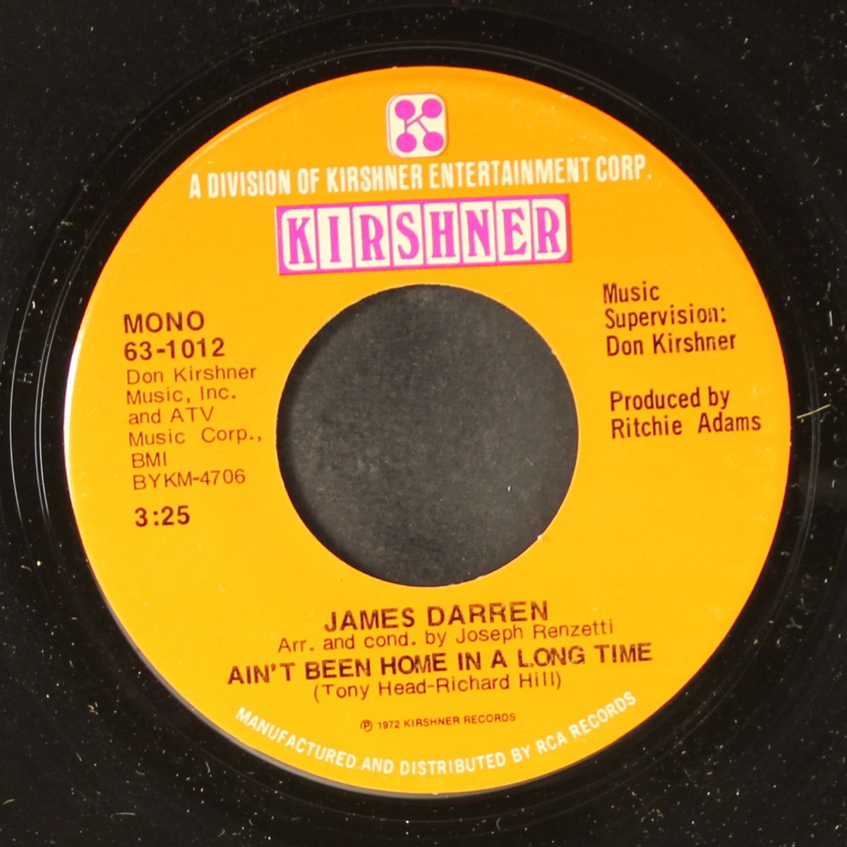 ain't been home in a long time / i think somebody loves me by JAMES DARREN