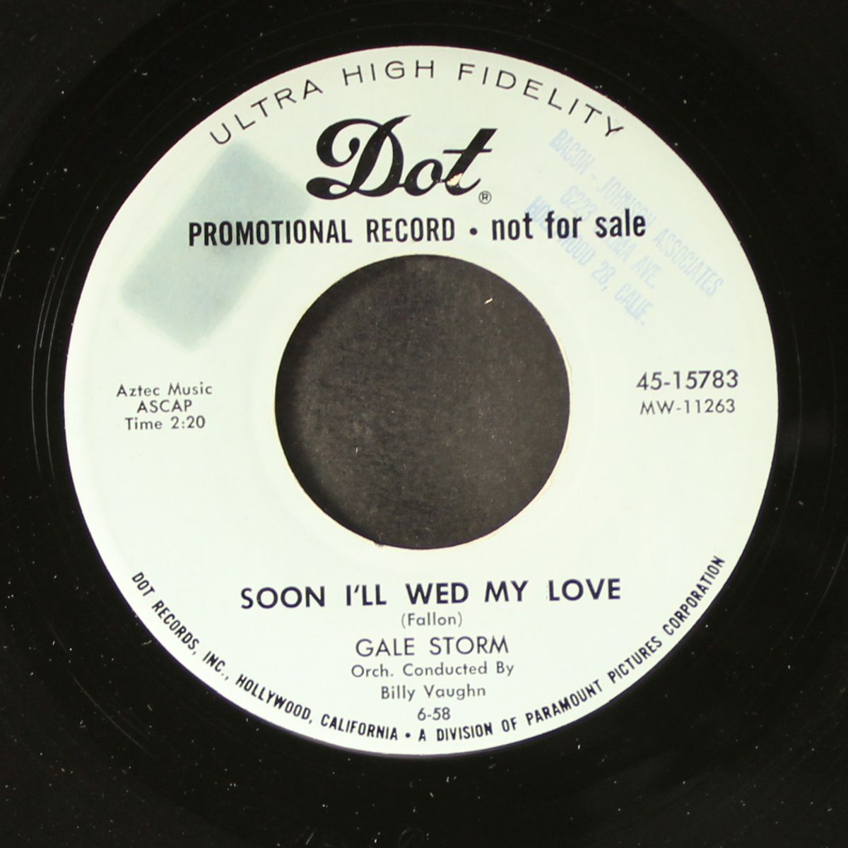soon i'll wed my love / south of the border by GALE STORM