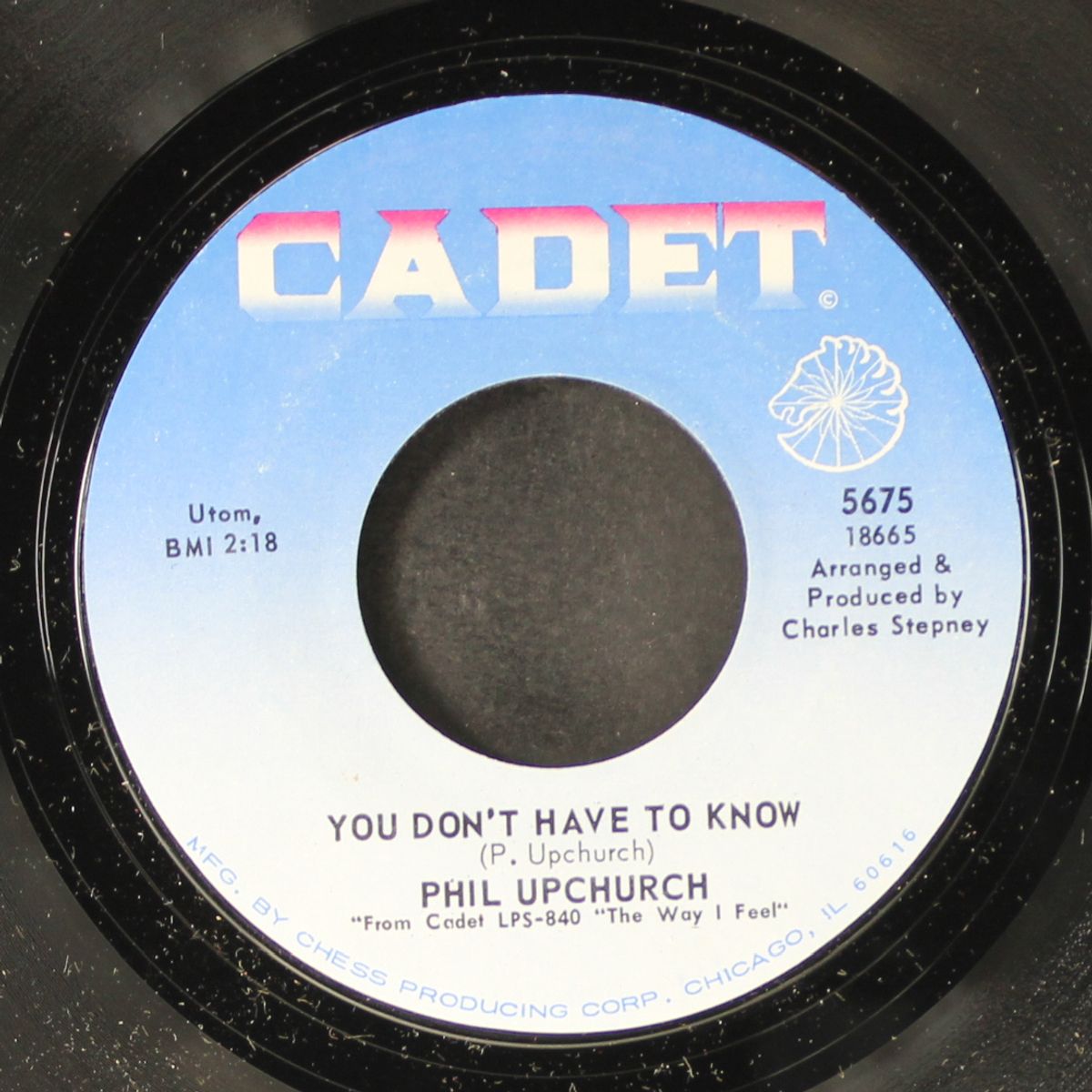 softly / you don't have to know by PHIL UPCHURCH