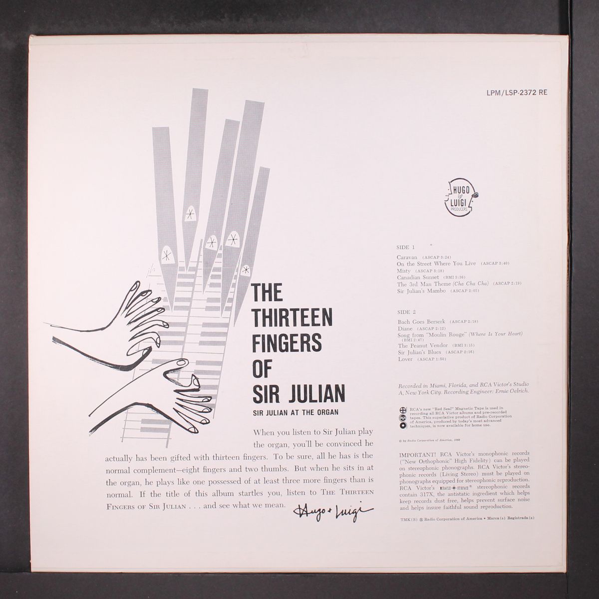 the thirteen fingers of sir julian by SIR JULIAN