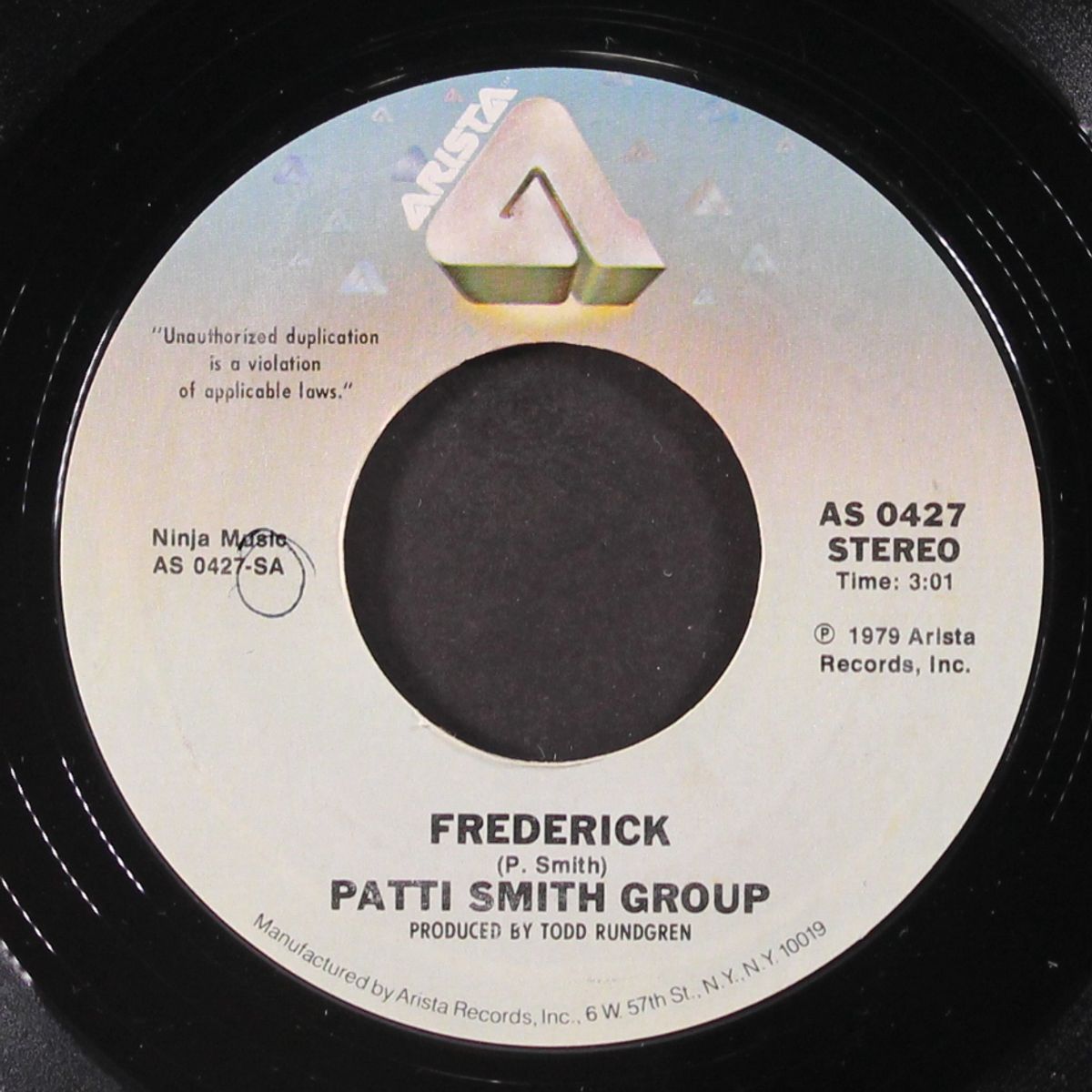 frederick / frederick live by PATTI SMITH GROUP