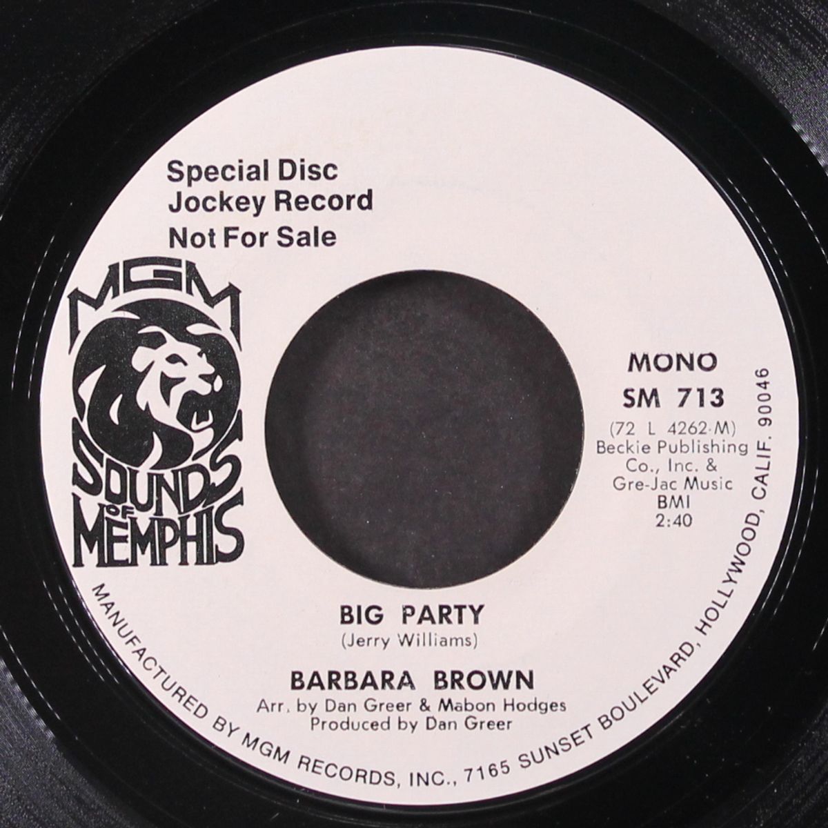 big party / same by BARBARA BROWN