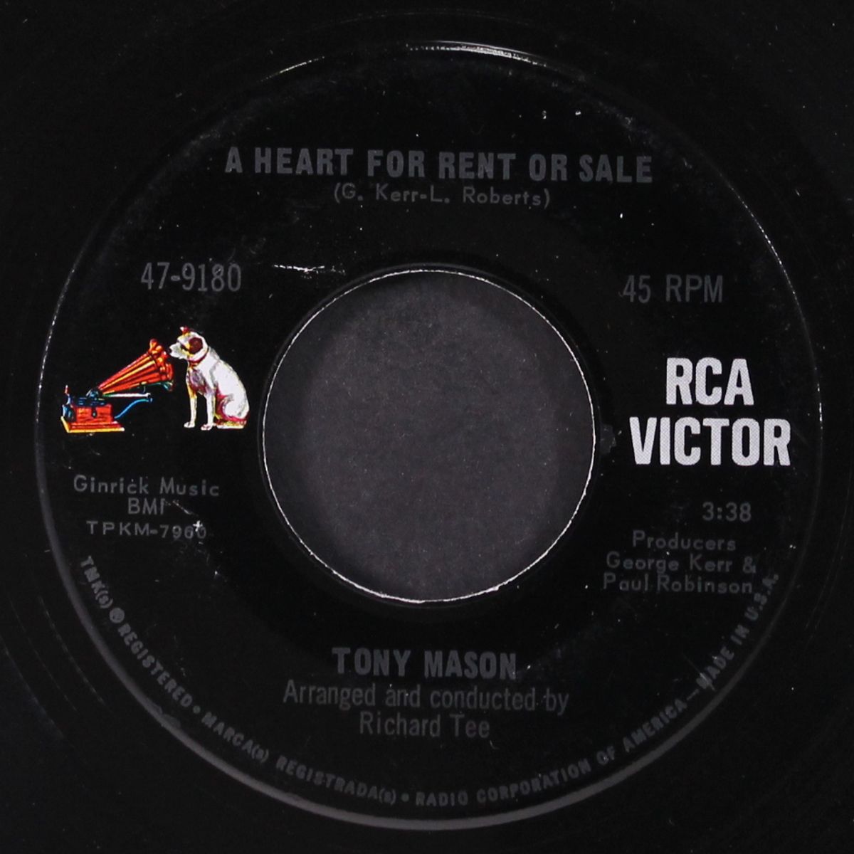 scram / a heart for rent or sale by TONY MASON