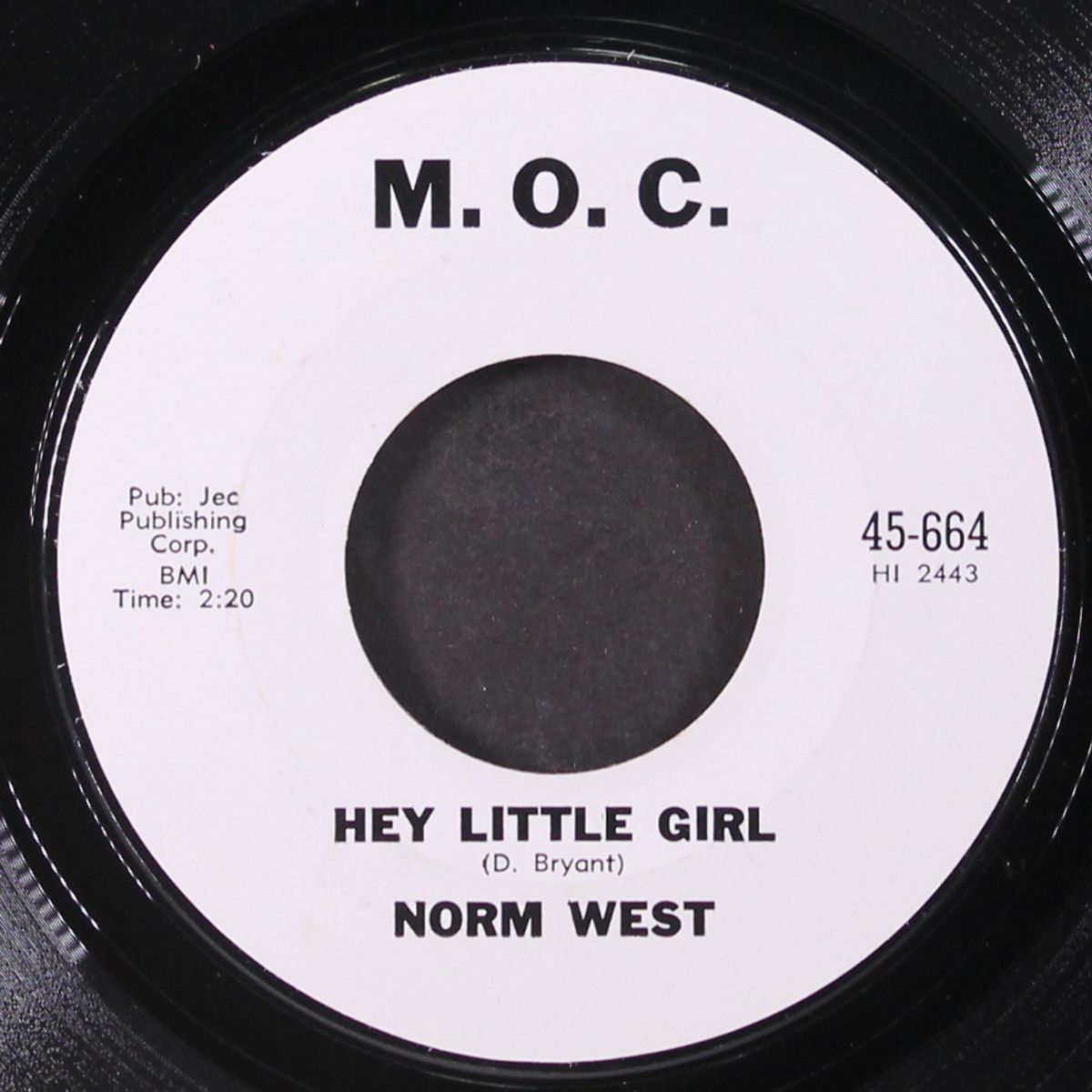 baby please / hey little girl by NORM WEST