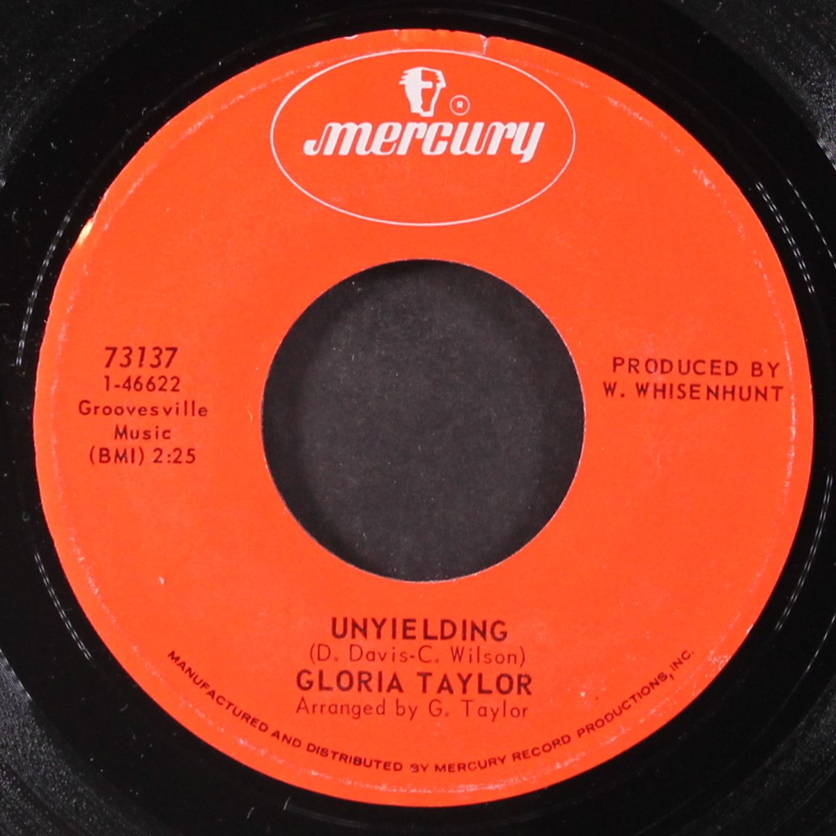 yesterday will never come again / unyielding by GLORIA TAYLOR