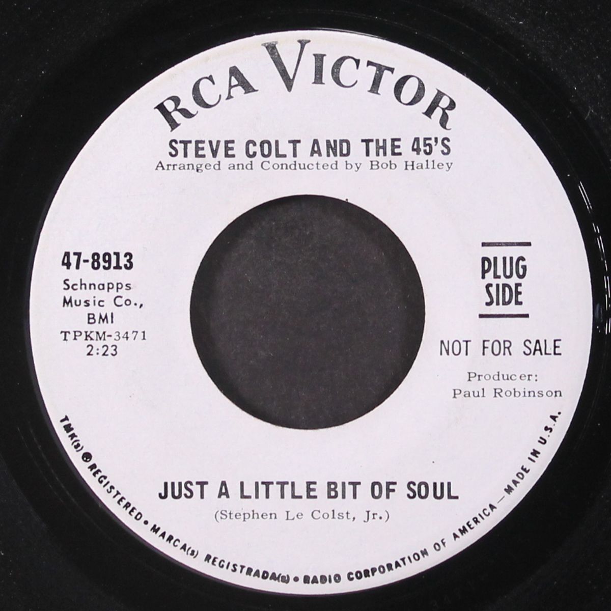 just a little bit of soul / so far away by STEVE COLT & 45'S