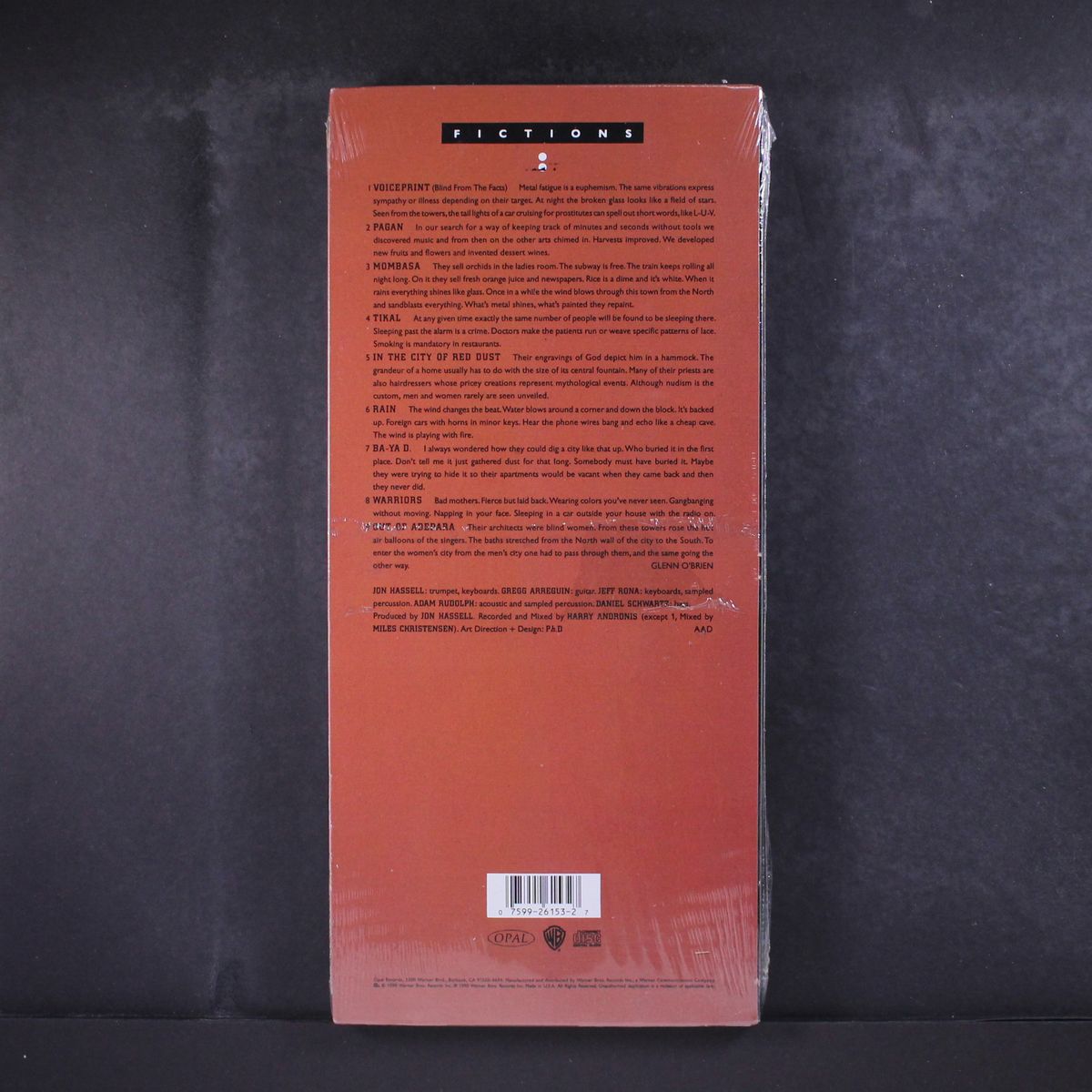 works of fiction by JON HASSELL