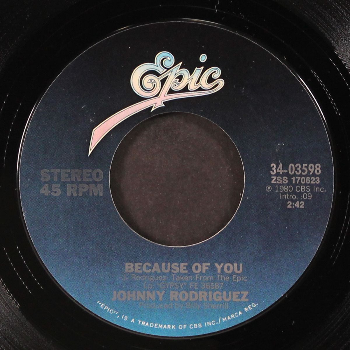foolin' / because of you by JOHNNY RODRIGUEZ