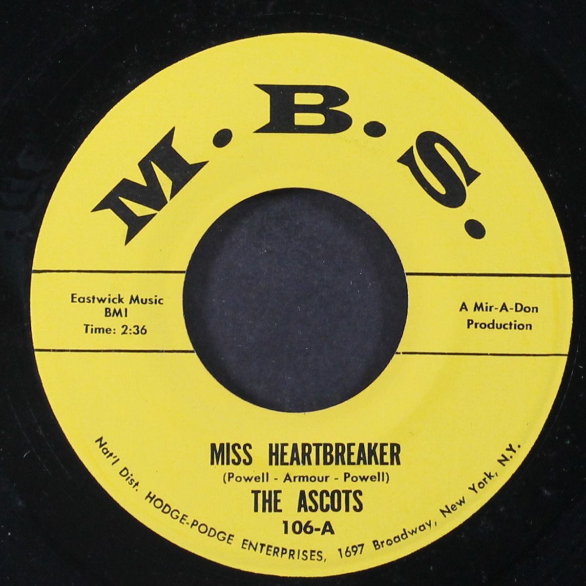 miss heartbreaker / this old heartache by ASCOTS
