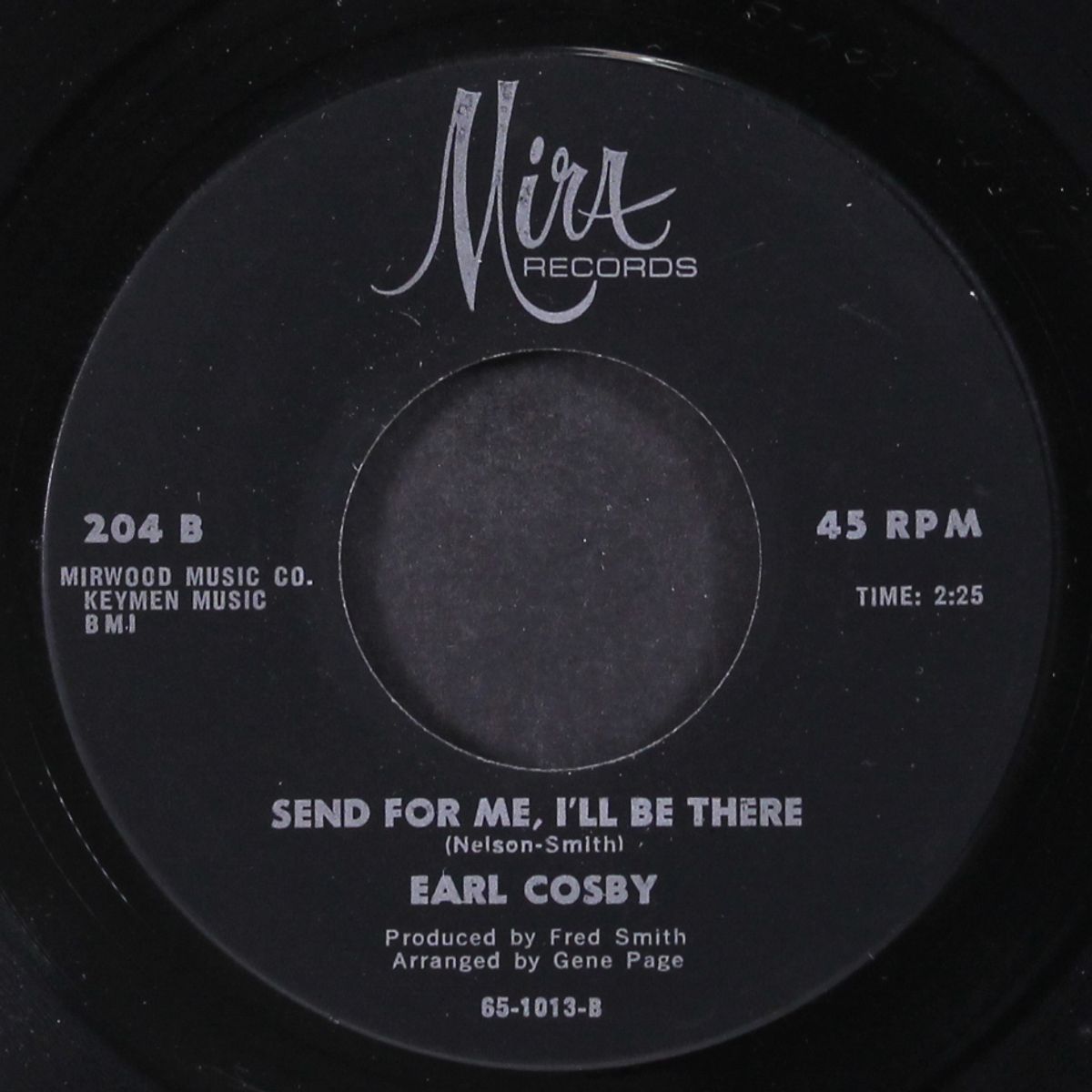 ooh honey baby / send for me, i'll be there by EARL COSBY
