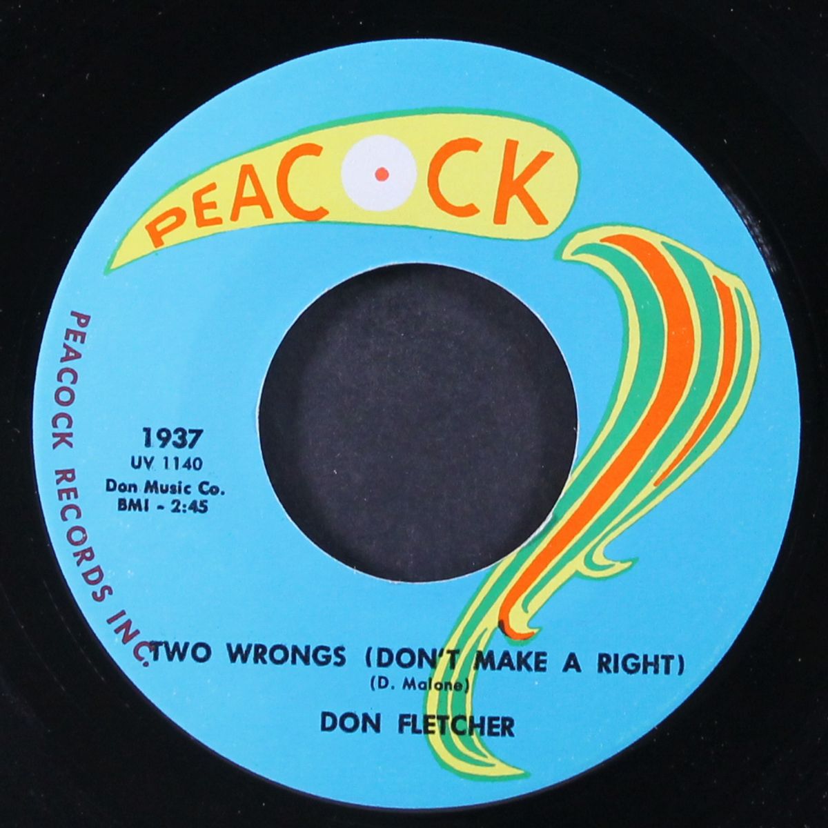 i'm so glad / two wrongs don't make a right by DON FLETCHER