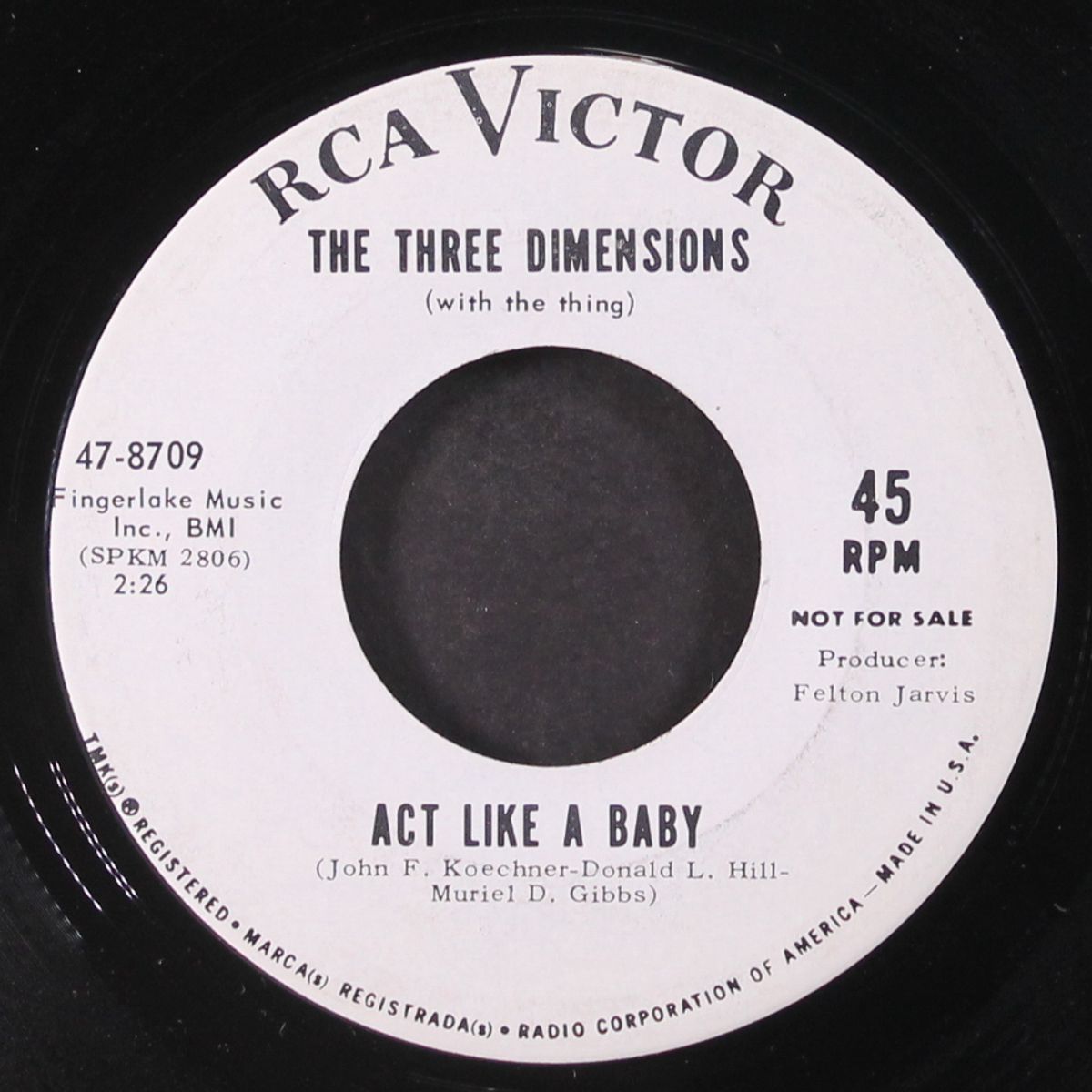 act like a baby / look at me by THREE DIMENSIONS