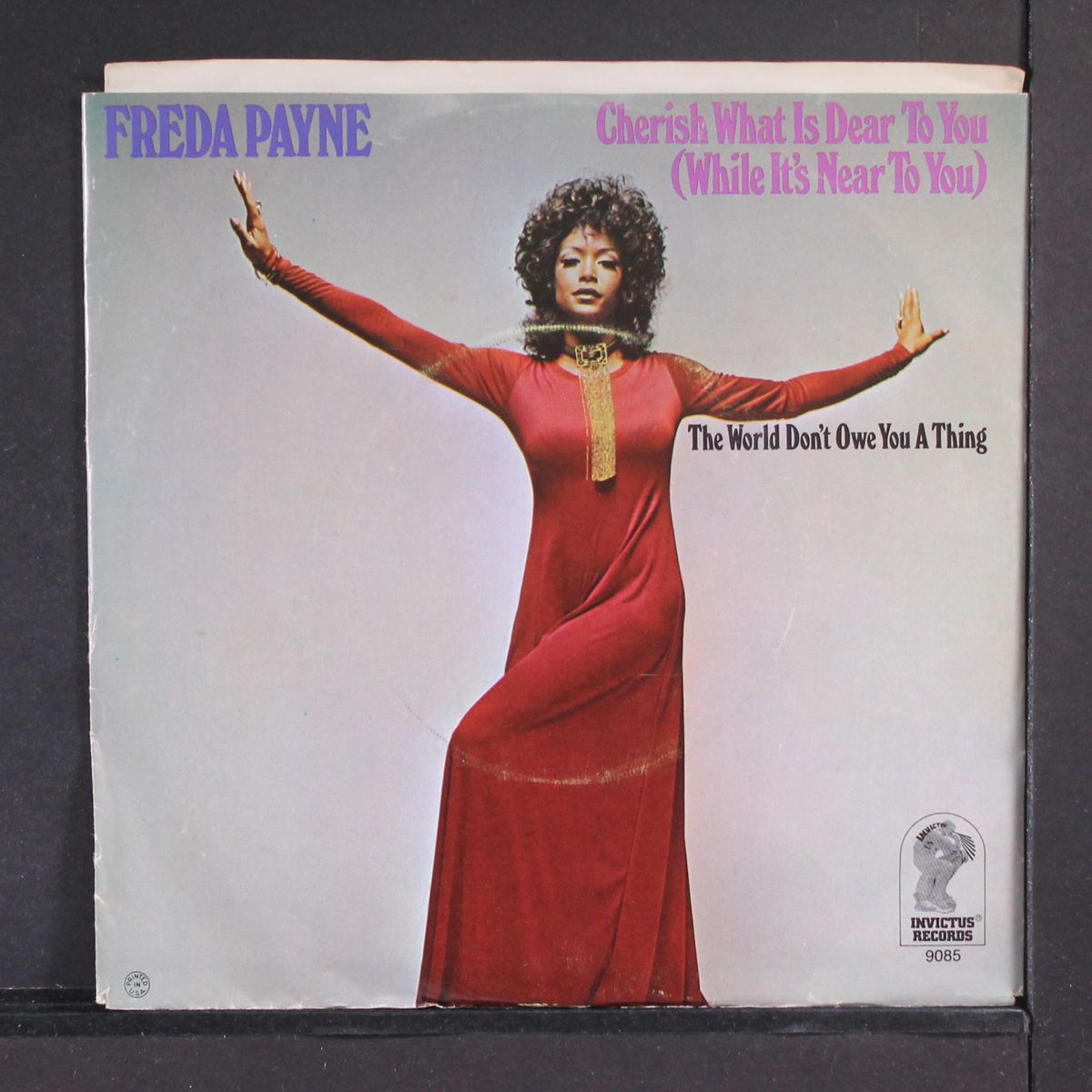 cherish what is dear to you / the world don't owe you a thing by FREDA PAYNE