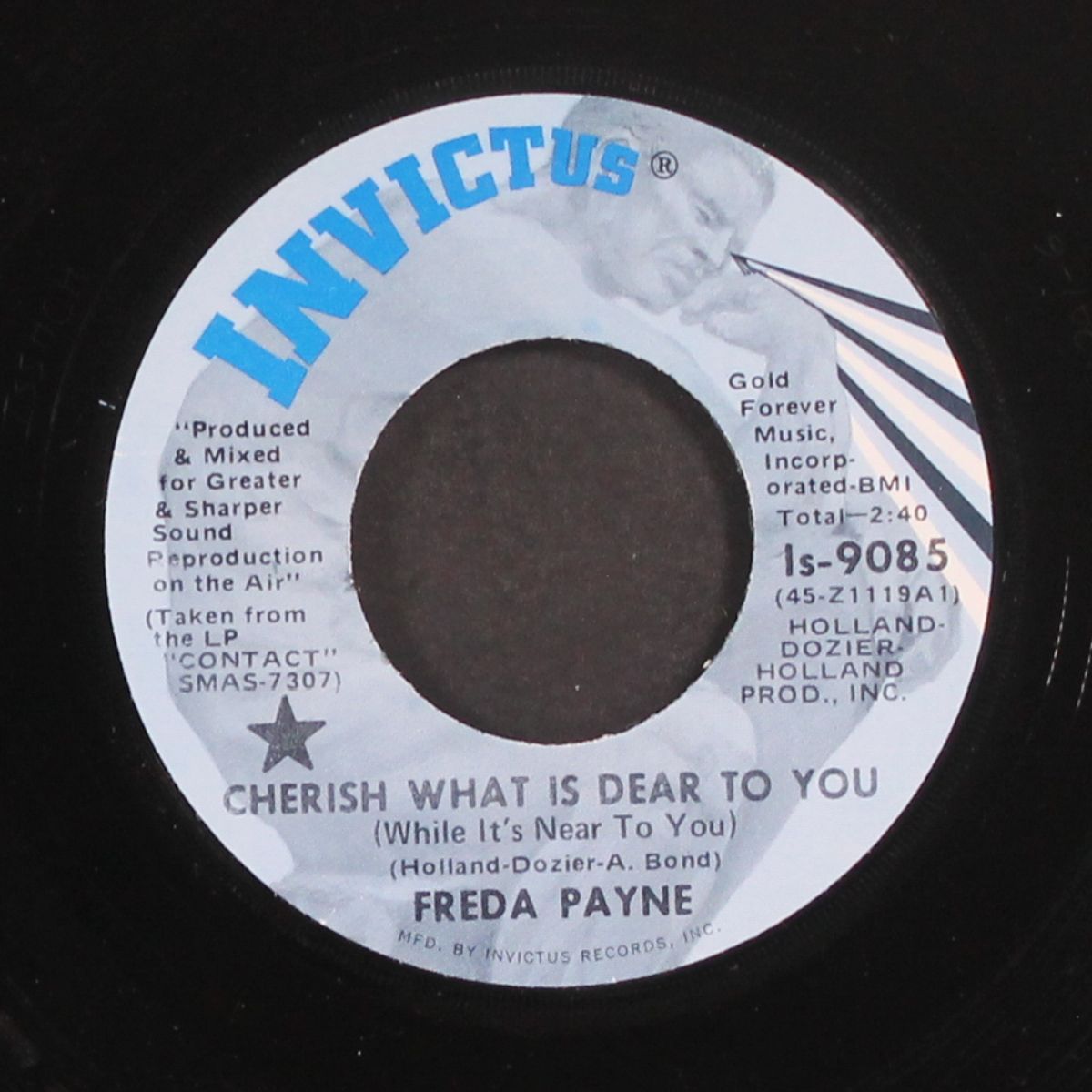cherish what is dear to you / the world don't owe you a thing by FREDA PAYNE