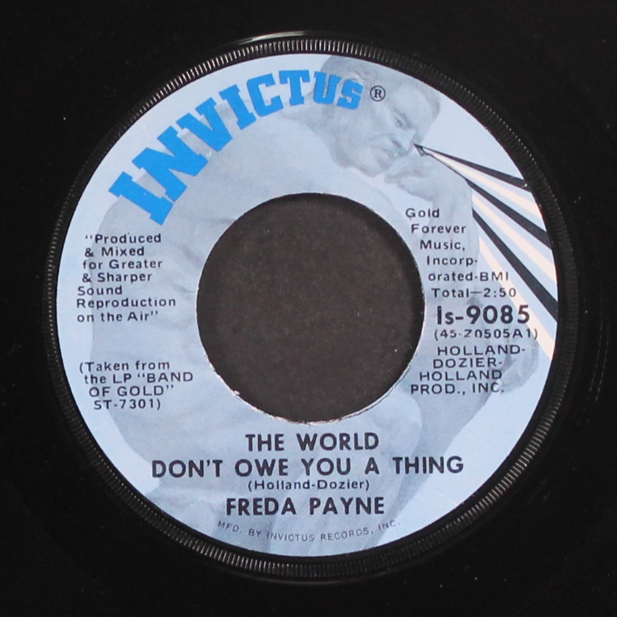 cherish what is dear to you / the world don't owe you a thing by FREDA PAYNE