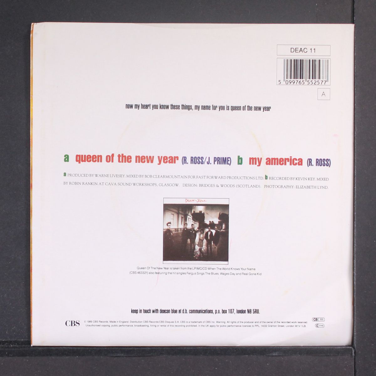 queen of the new year by DEACON BLUE