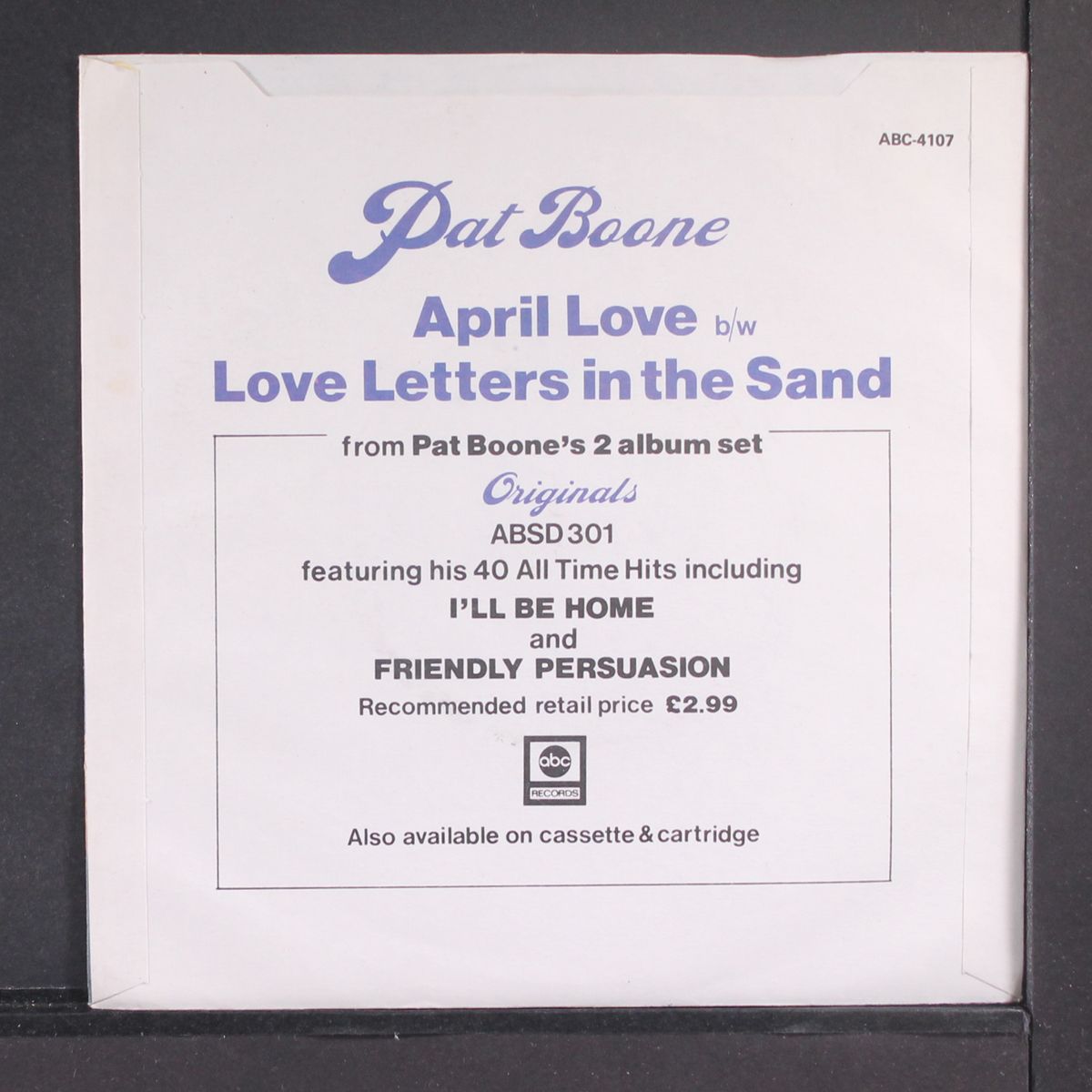 april love by PAT BOONE