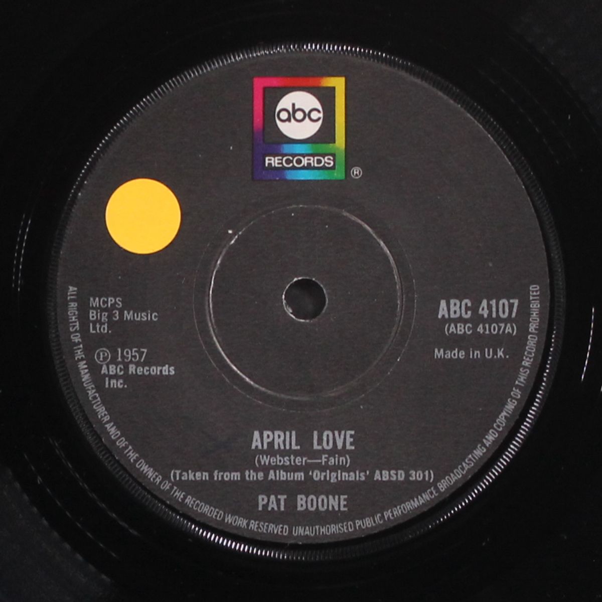 april love by PAT BOONE
