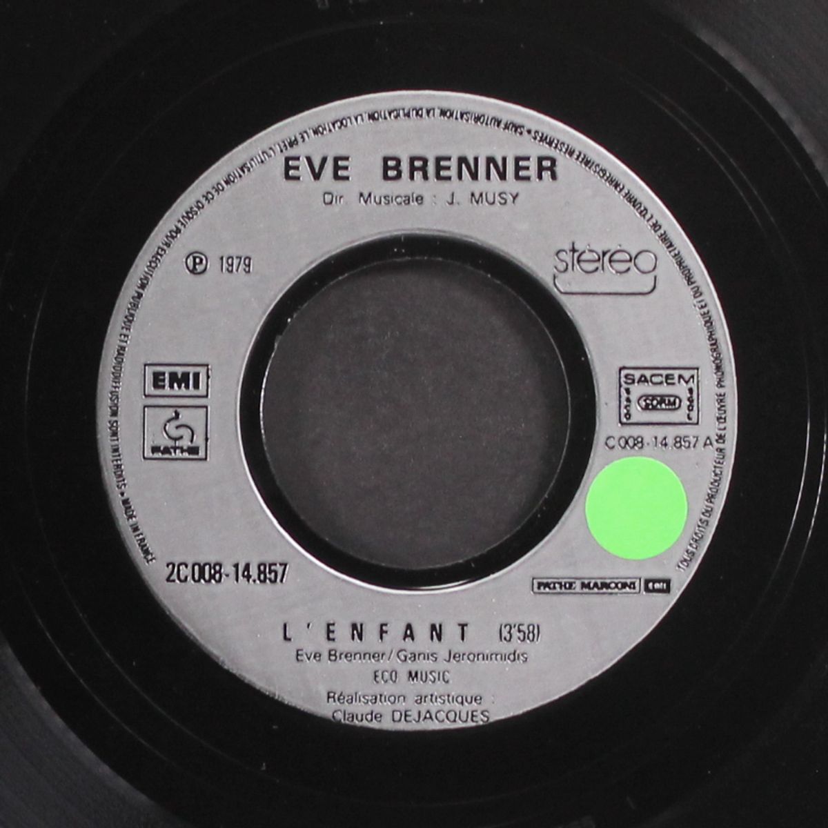 l'enfant by EVE BRENNER