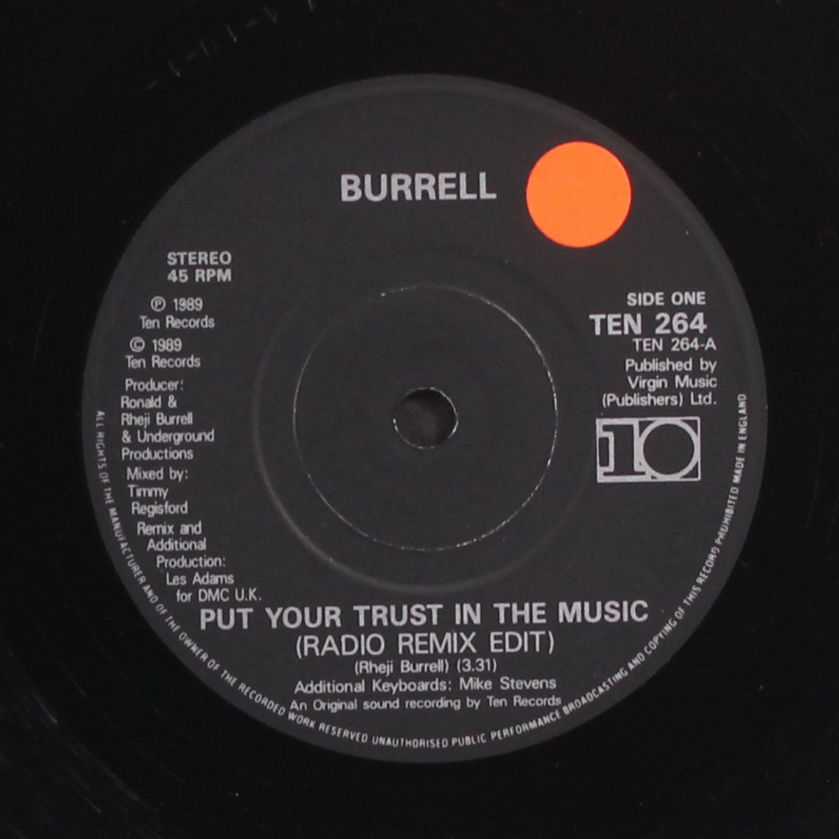 put your trust in the music by BURRELL