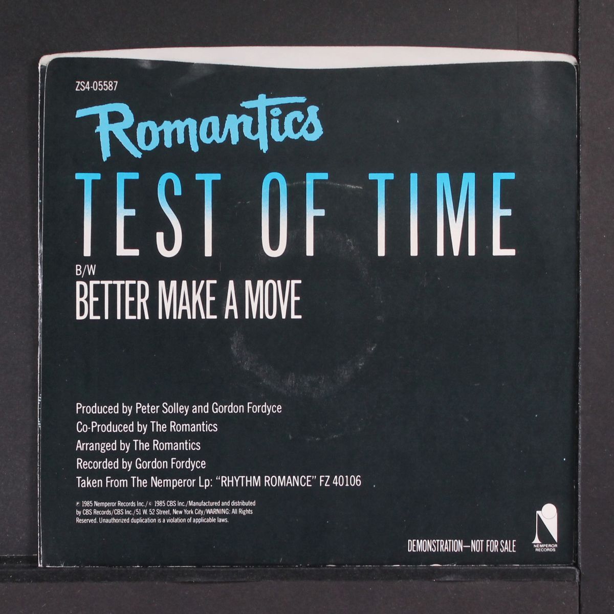 test of time by ROMANTICS