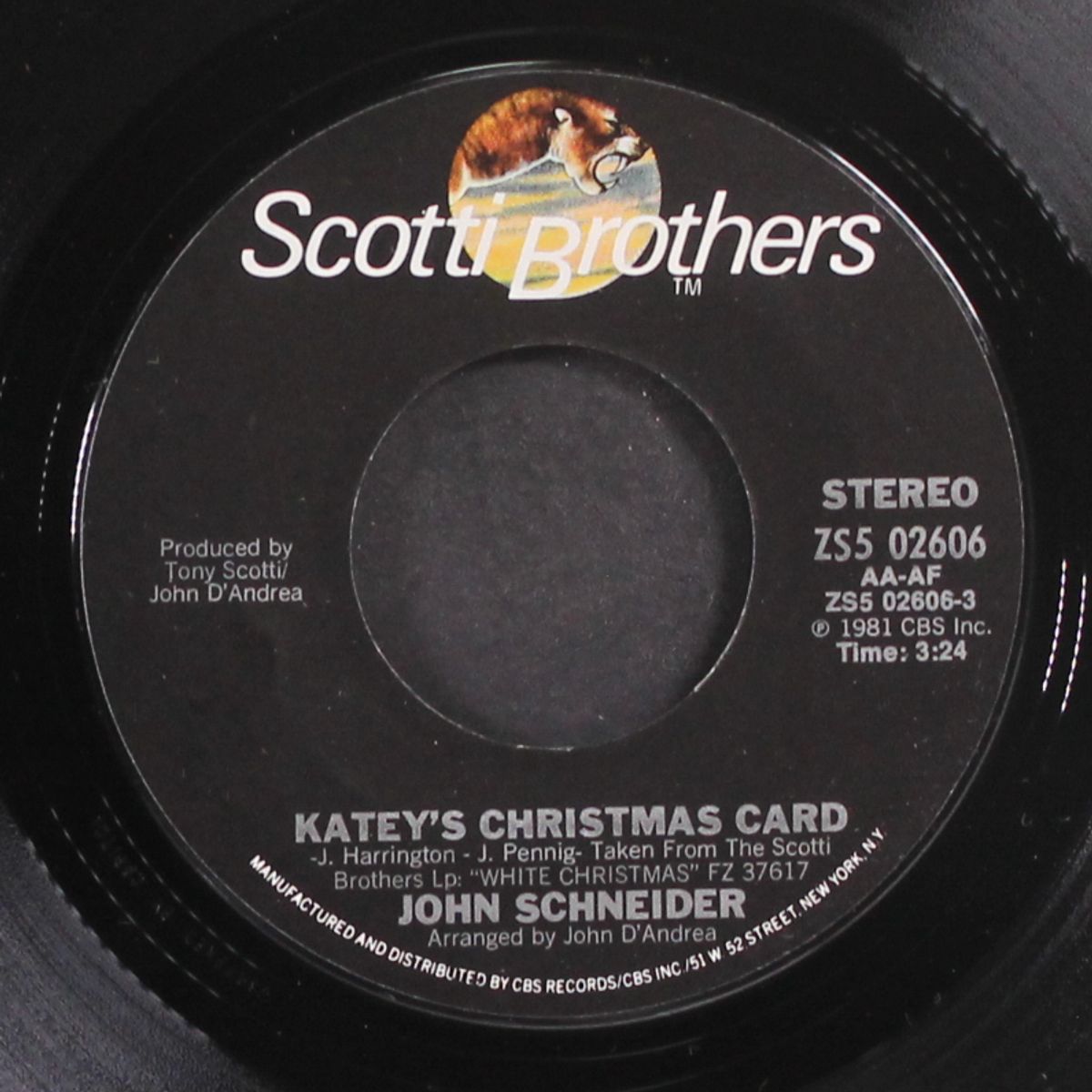 katey's christmas card / silent night, holy night by JOHN SCHNEIDER