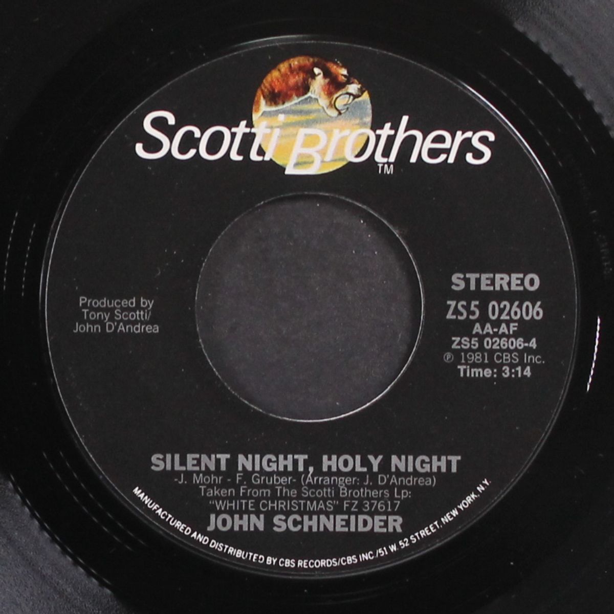 katey's christmas card / silent night, holy night by JOHN SCHNEIDER
