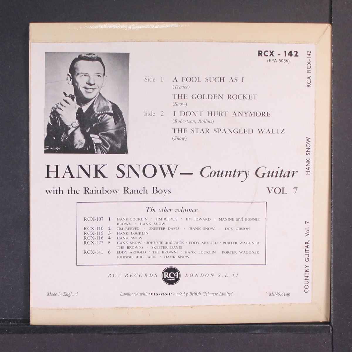 country guitar, vol. 7 by HANK SNOW