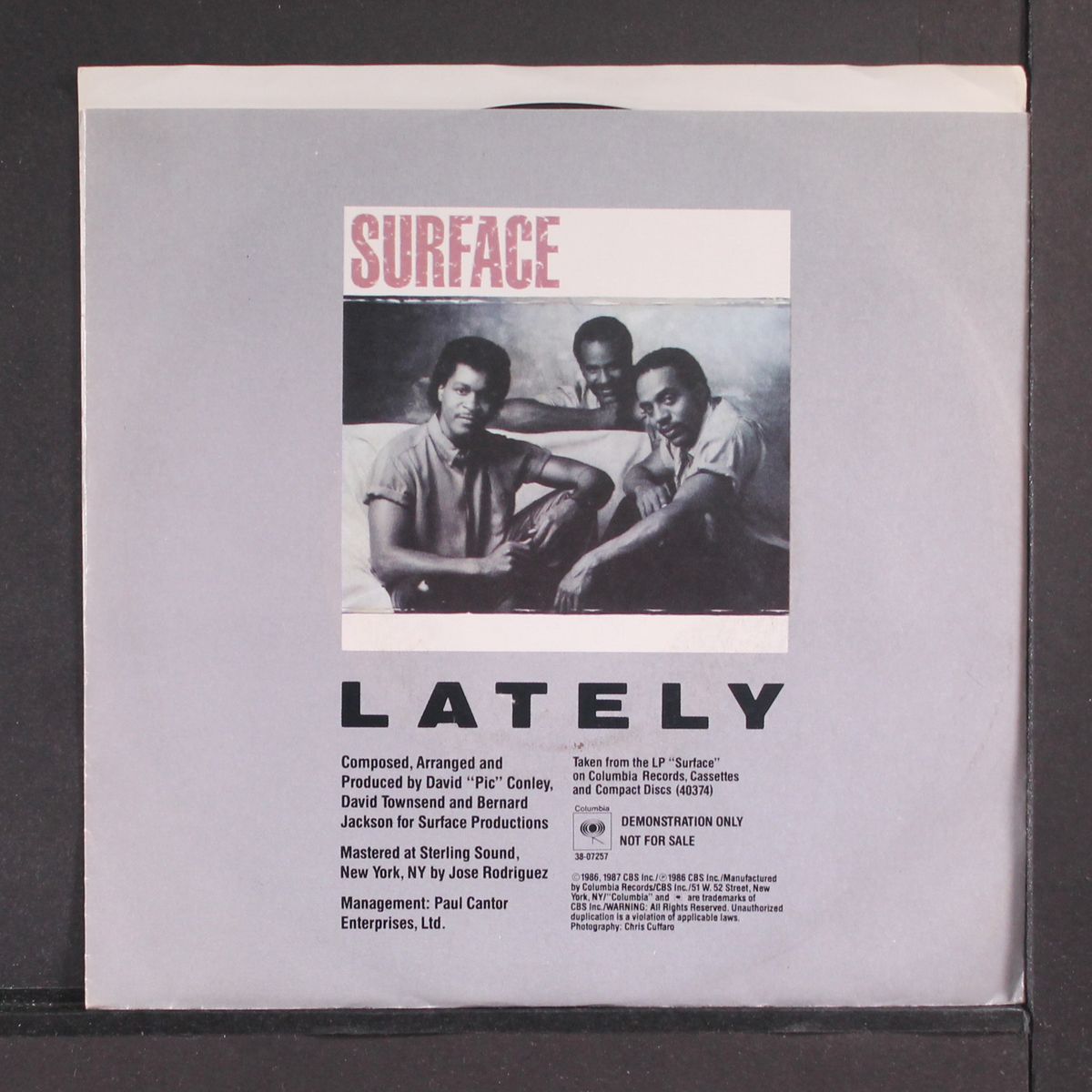 lately / same by SURFACE