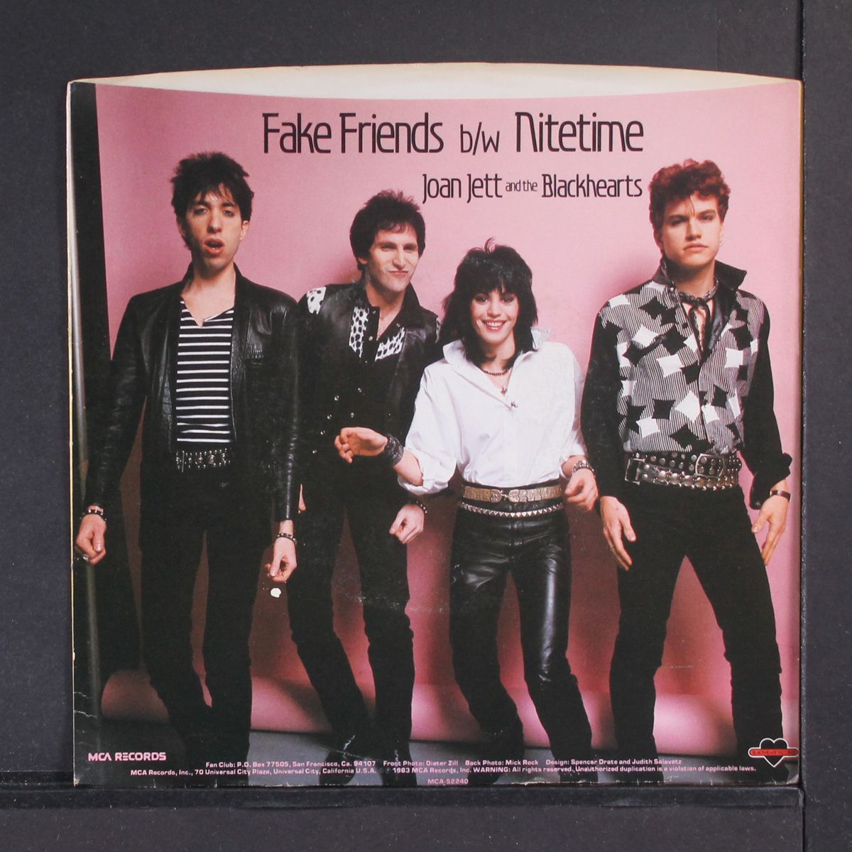 fake friends / nitetime by JOAN JETT & BLACKHEARTS