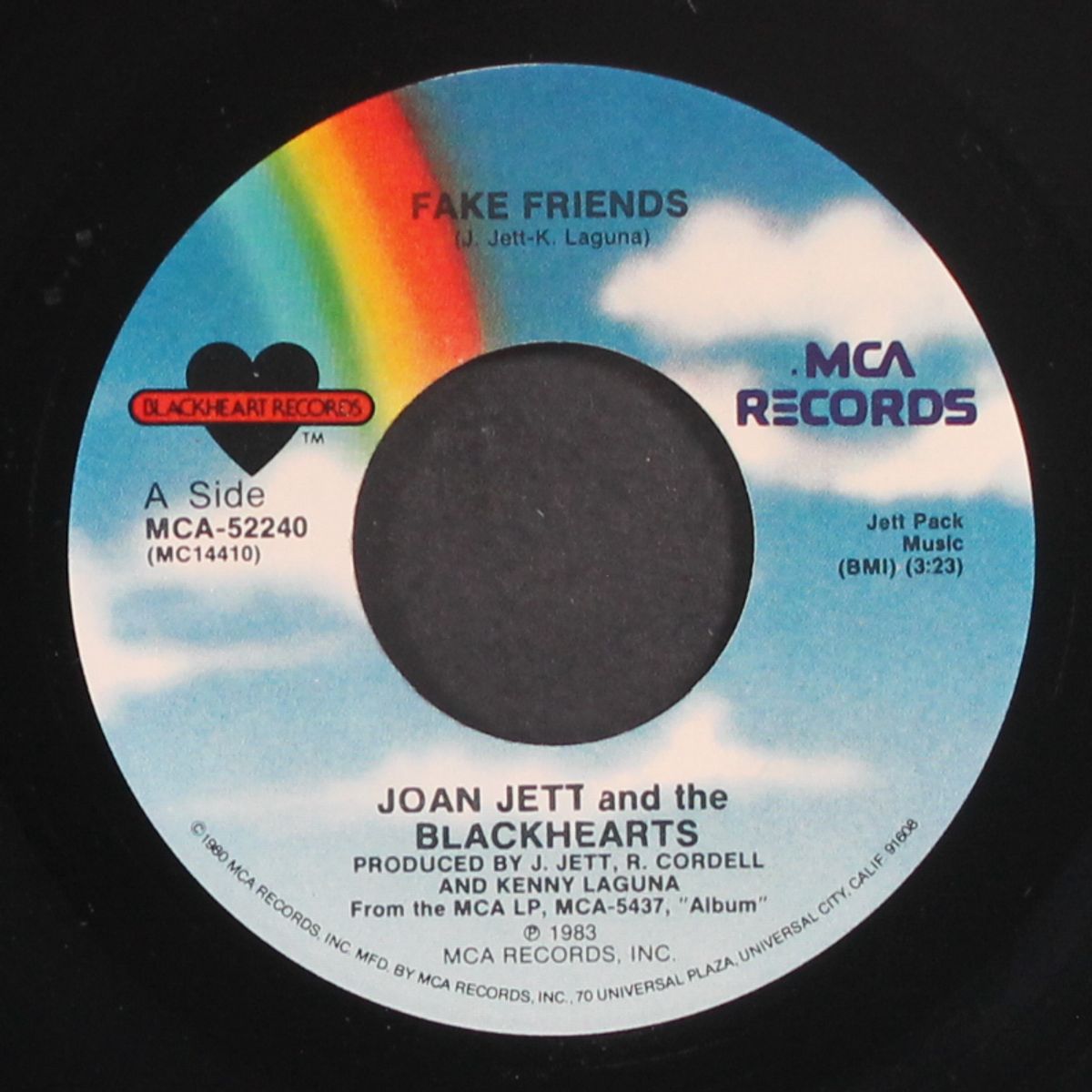 fake friends / nitetime by JOAN JETT & BLACKHEARTS