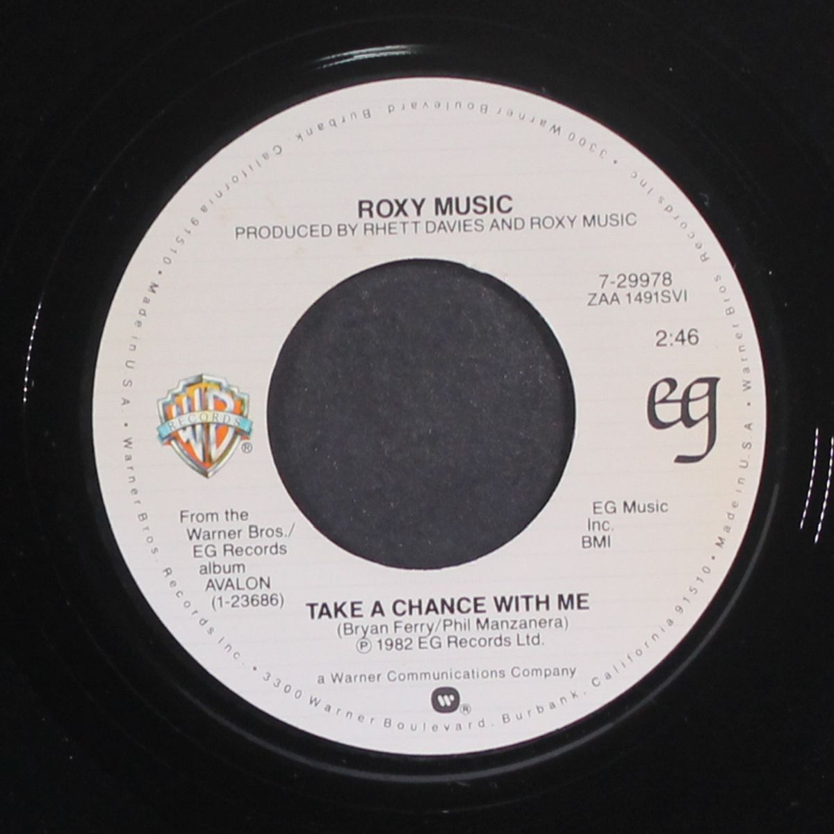 take a chance with me / india by ROXY MUSIC
