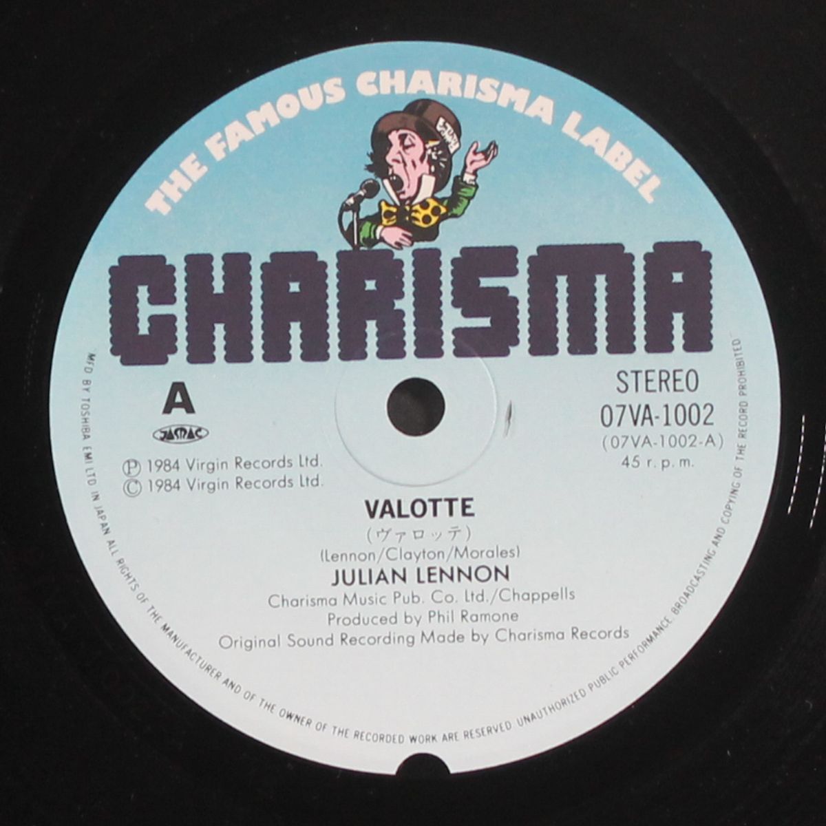 valotte / well i don't know by JULIAN LENNON