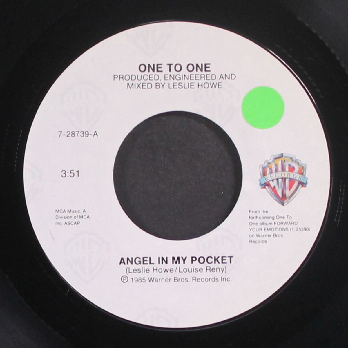 angel in my pocket / where's the answer by ONE TO ONE