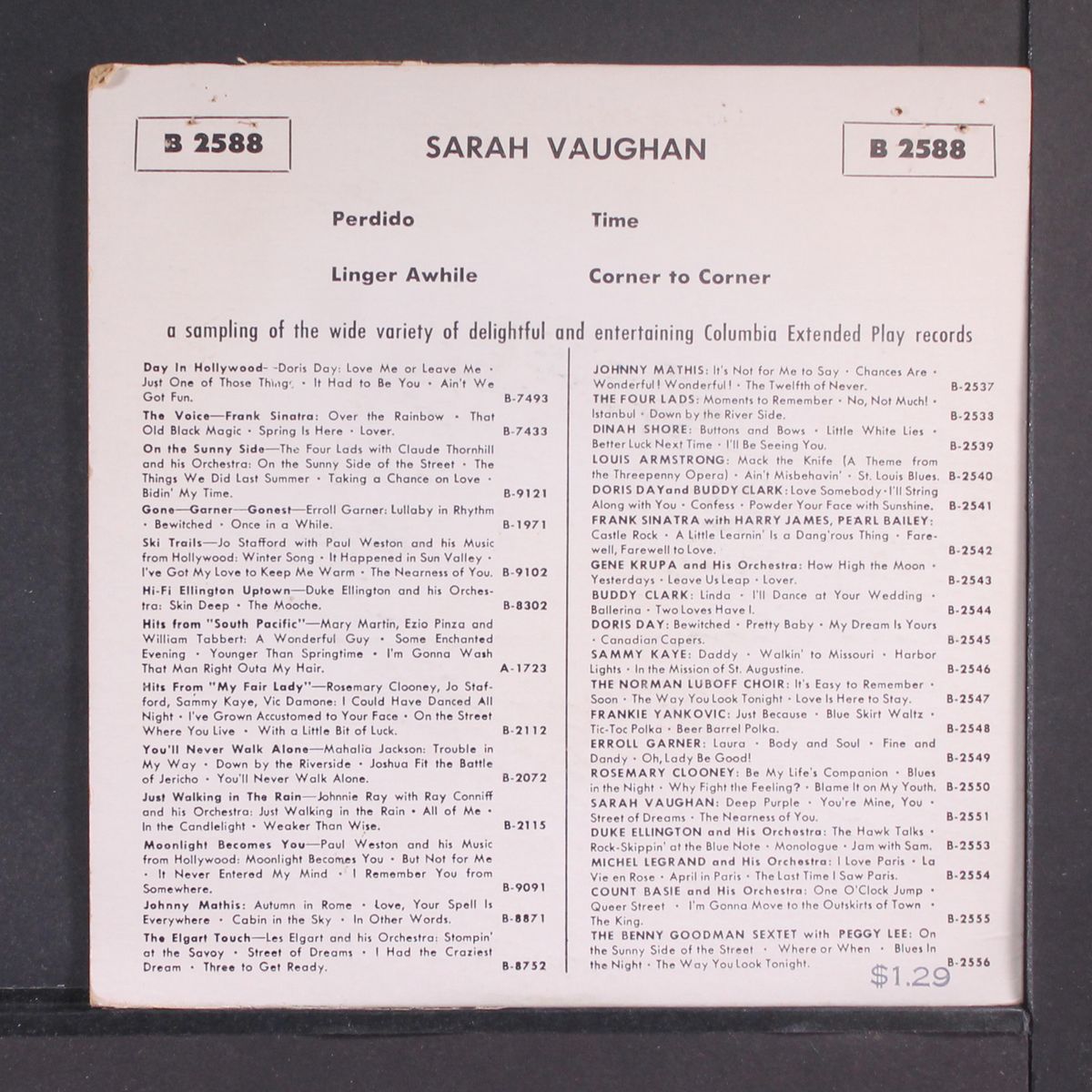 sarah vaughan by SARAH VAUGHAN